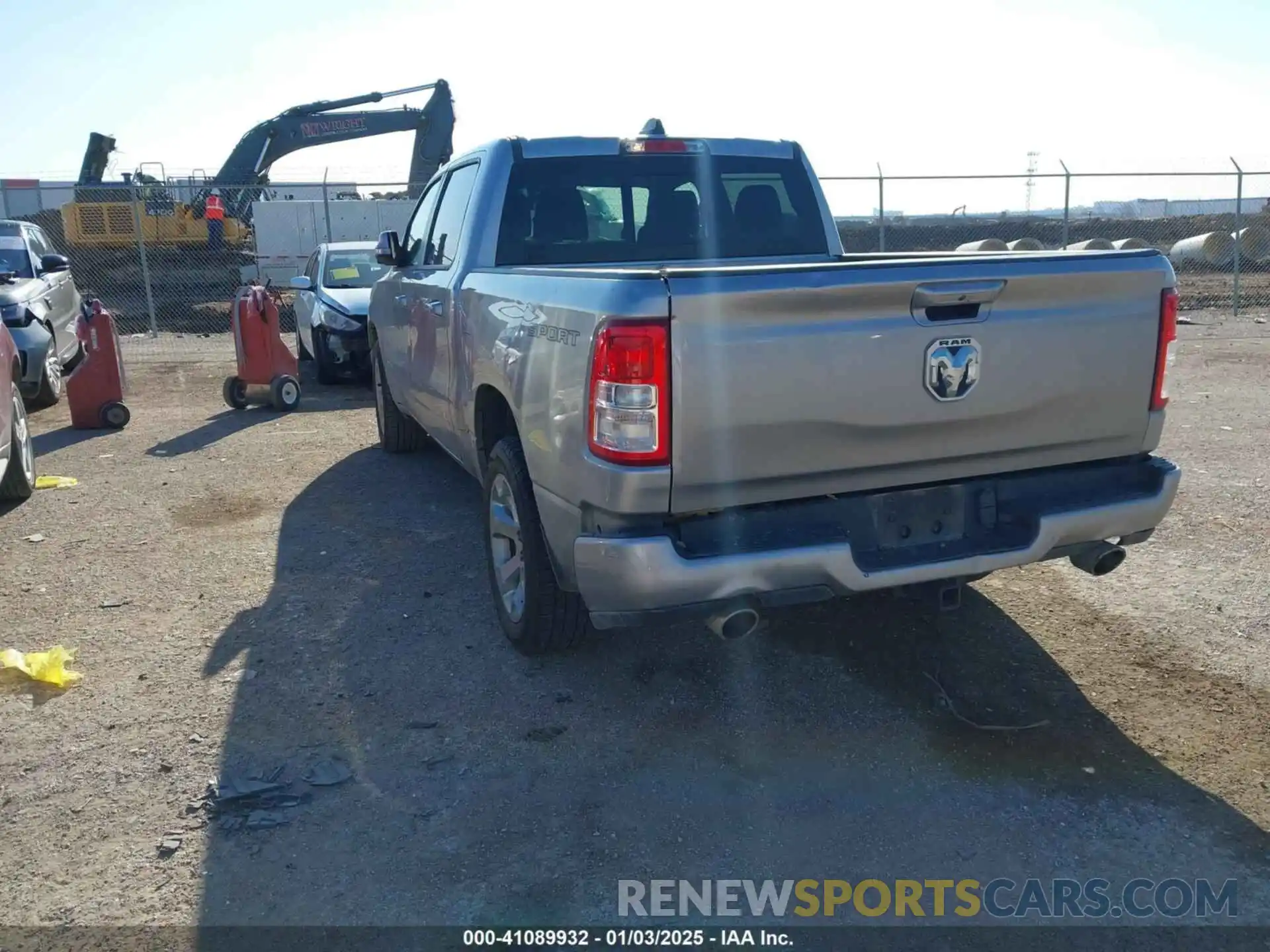 3 Photograph of a damaged car 1C6RREFT0NN431662 RAM 1500 2022