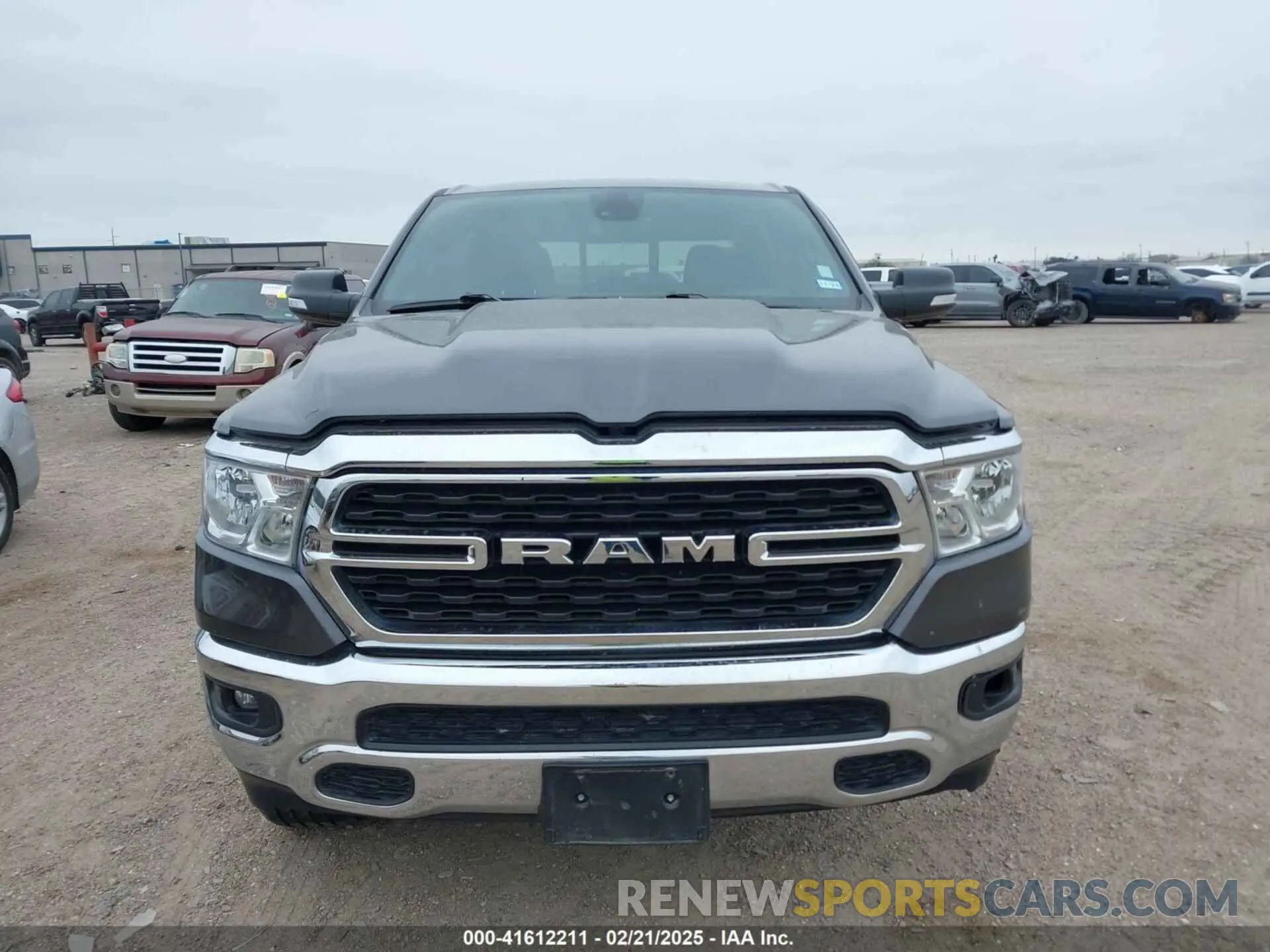 13 Photograph of a damaged car 1C6RREFT3NN372820 RAM 1500 2022
