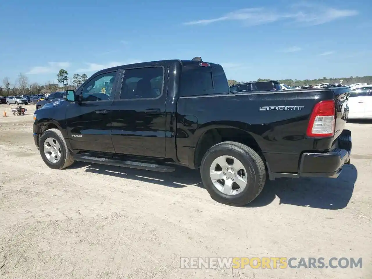 2 Photograph of a damaged car 1C6RREFT3NN431140 RAM 1500 2022