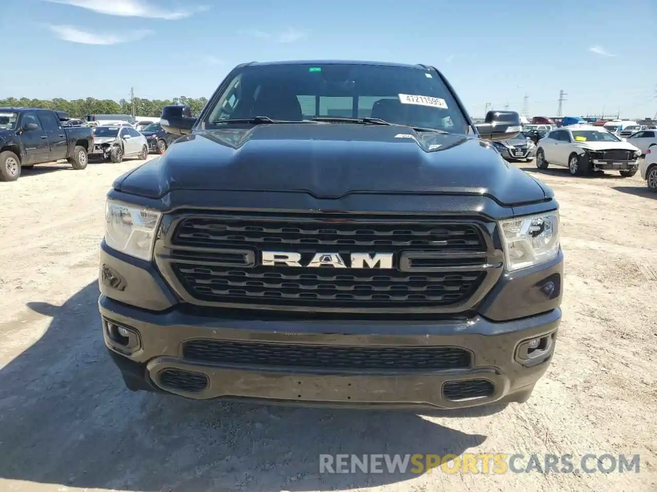 5 Photograph of a damaged car 1C6RREFT3NN431140 RAM 1500 2022