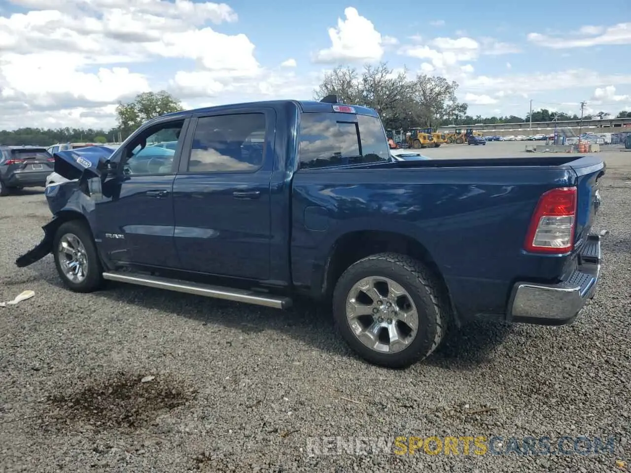 2 Photograph of a damaged car 1C6RREFT3NN431350 RAM 1500 2022