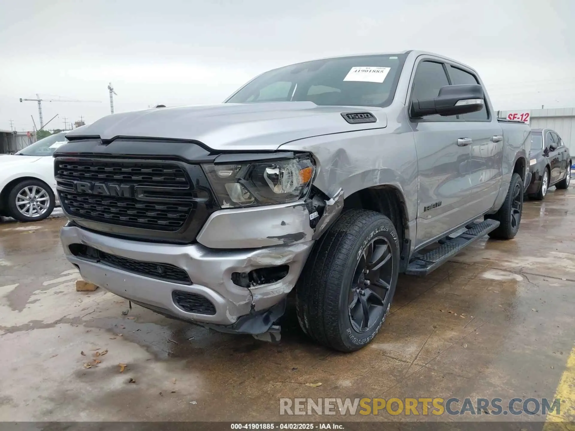 2 Photograph of a damaged car 1C6RREFT4NN187269 RAM 1500 2022