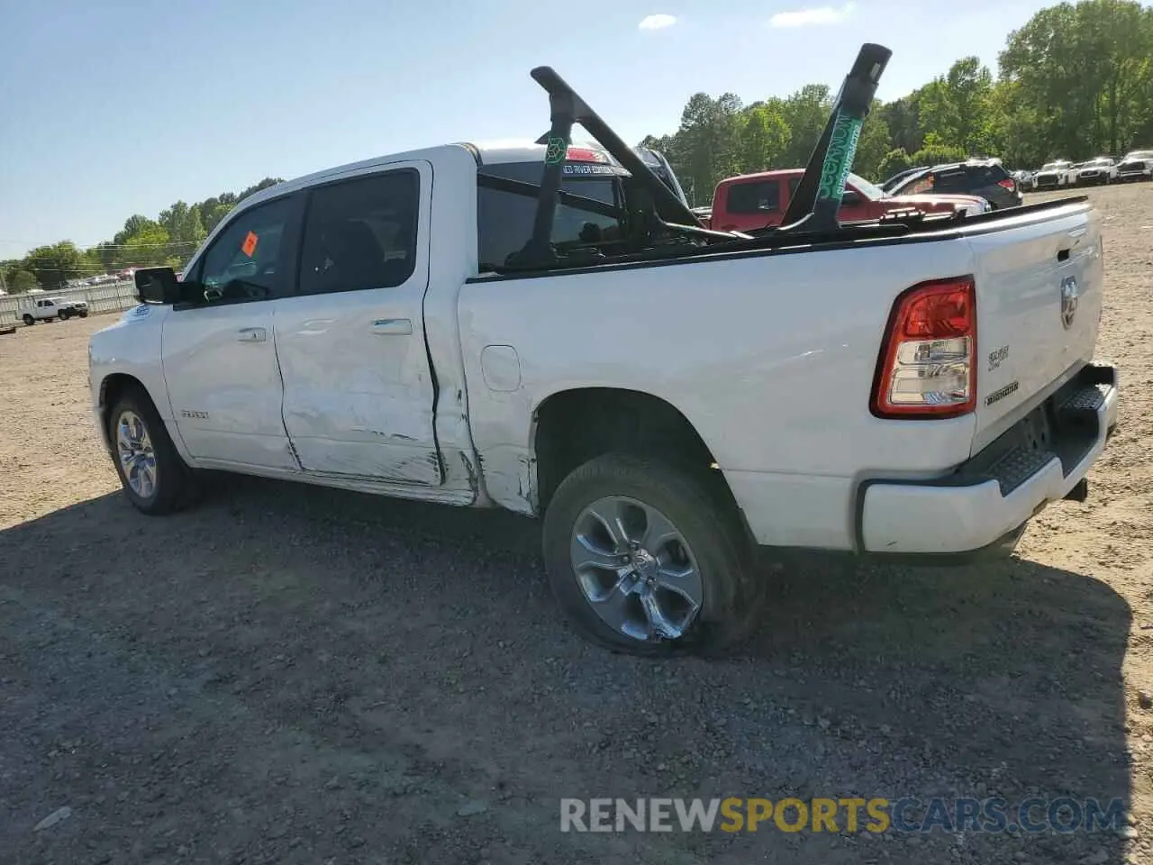 2 Photograph of a damaged car 1C6RREFT4NN346999 RAM 1500 2022