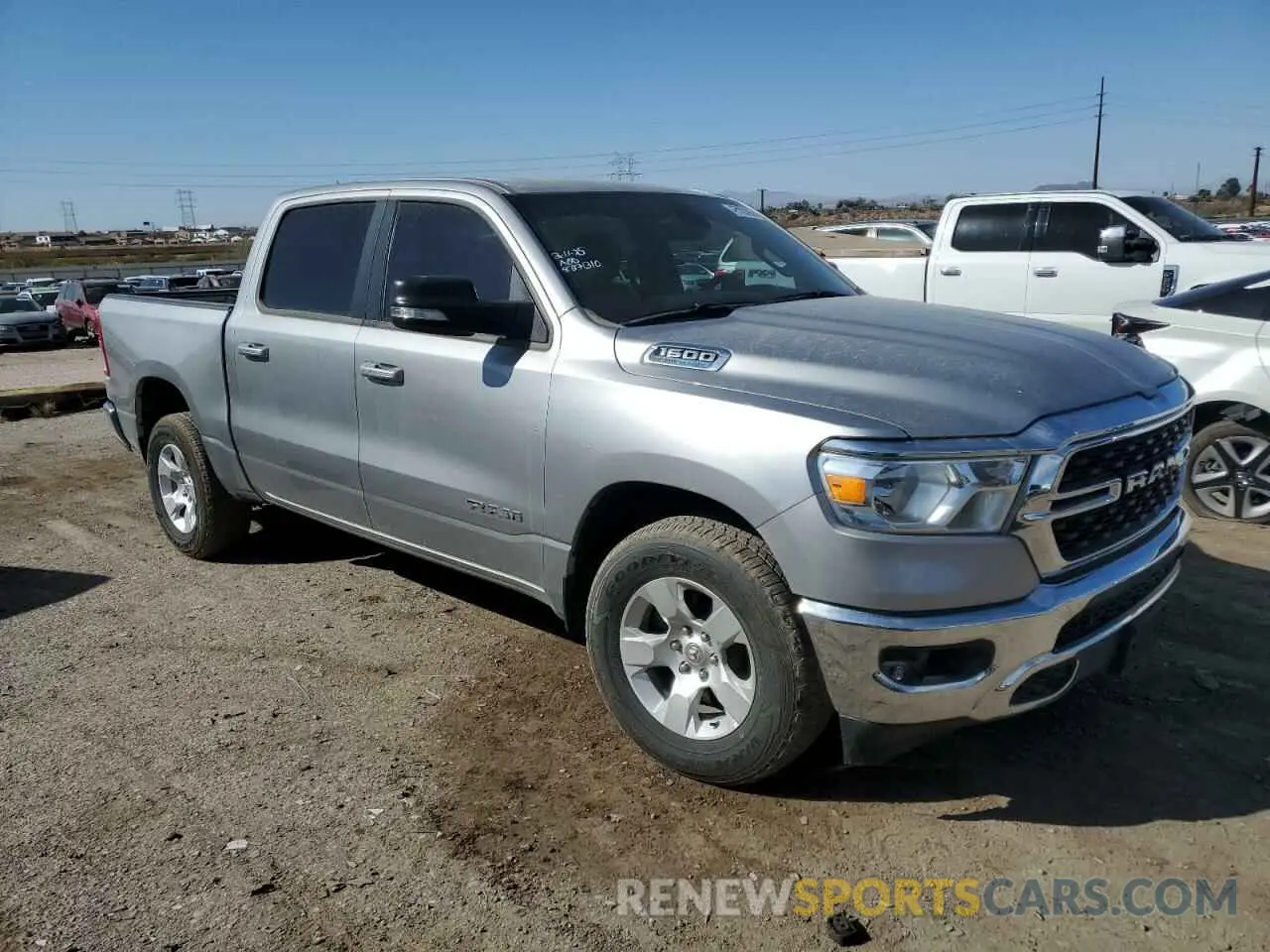 4 Photograph of a damaged car 1C6RREFT7NN452072 RAM 1500 2022