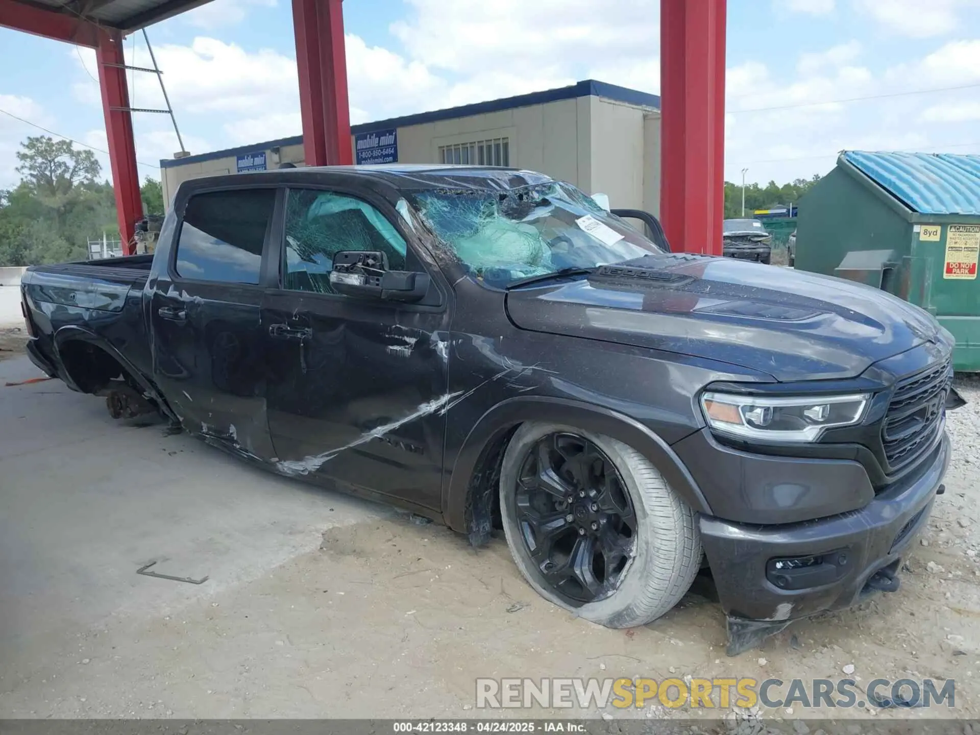 14 Photograph of a damaged car 1C6RREHT8NN187076 RAM 1500 2022