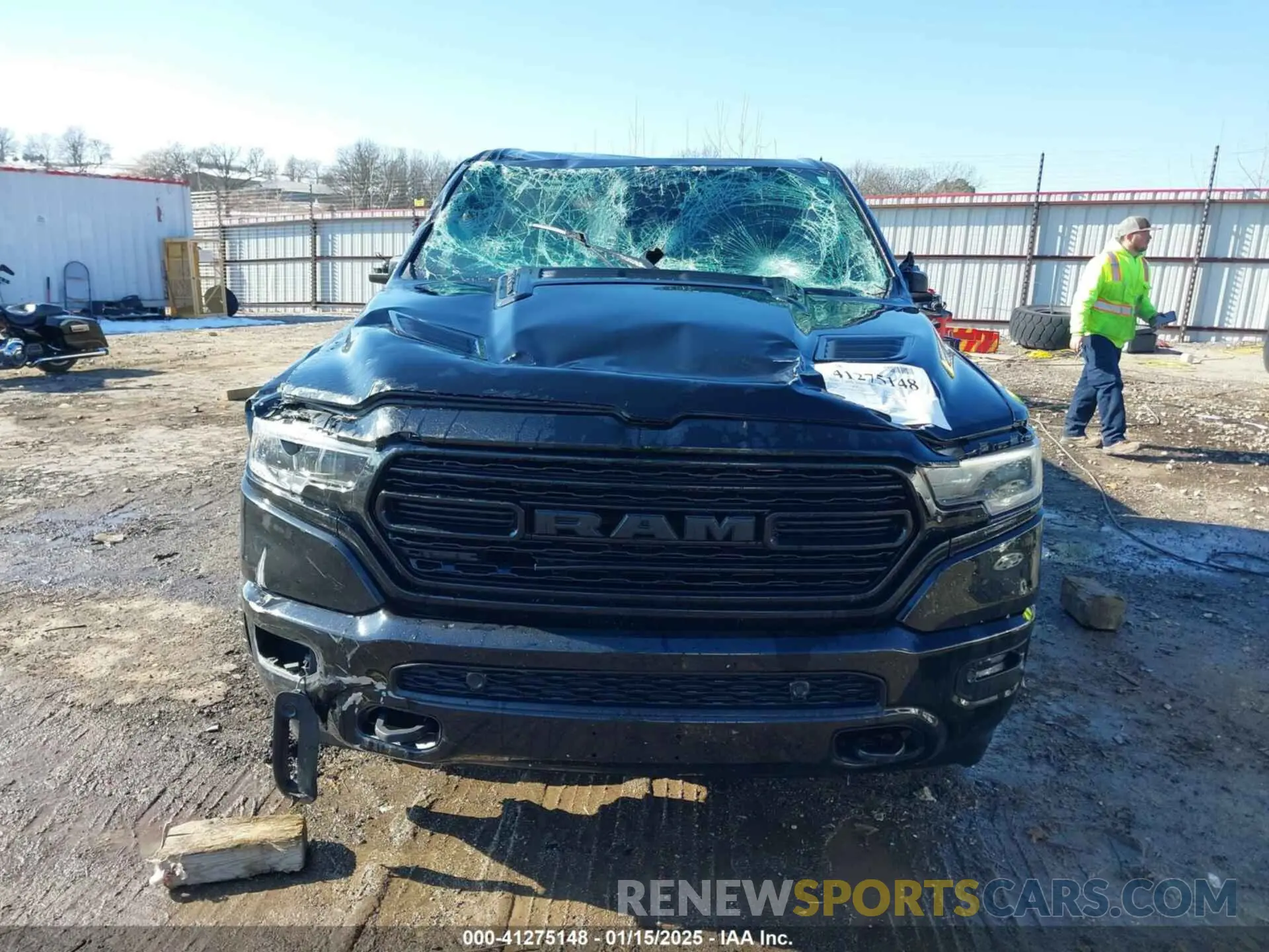 13 Photograph of a damaged car 1C6RREHT9NN152742 RAM 1500 2022