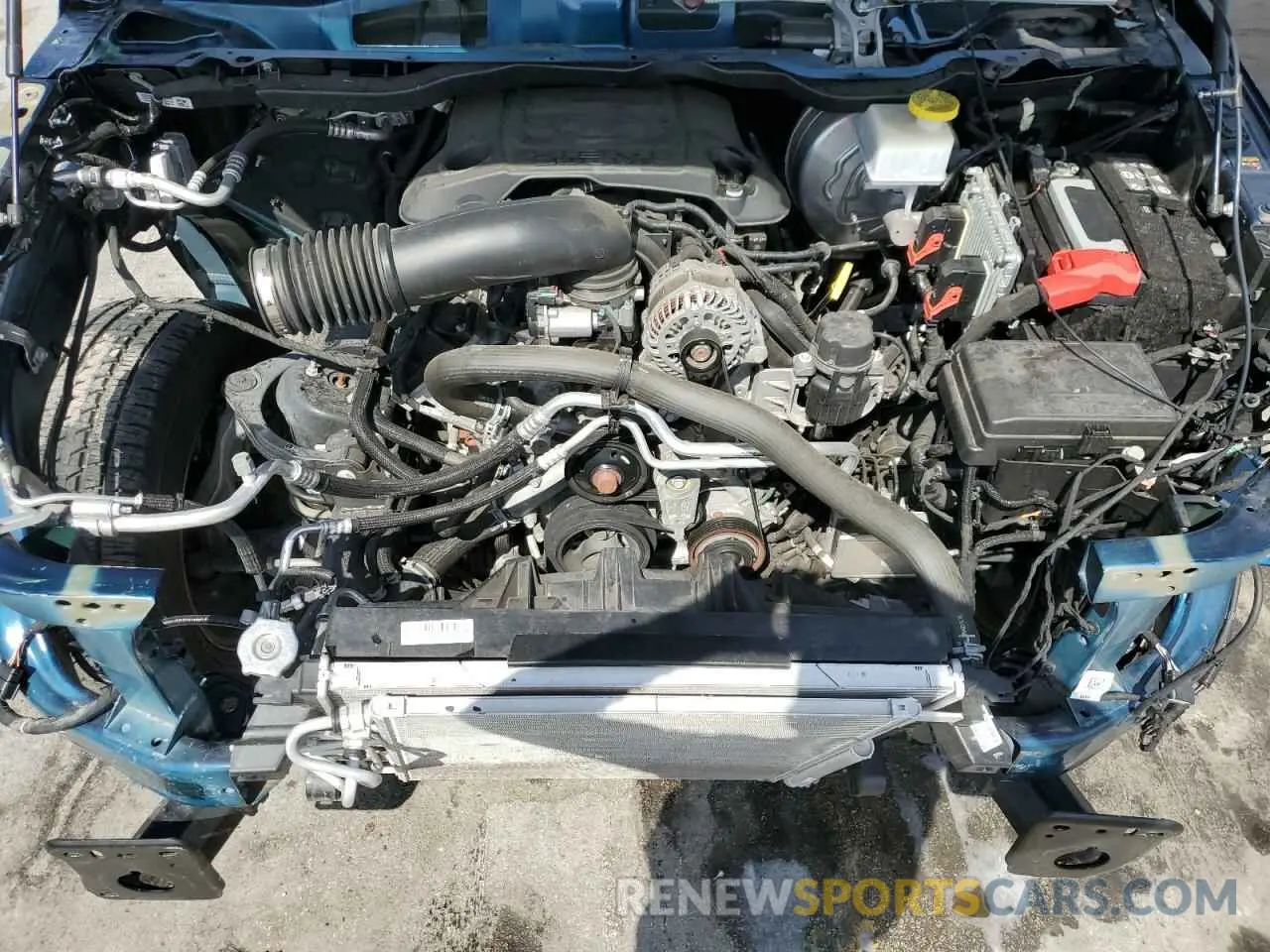 11 Photograph of a damaged car 1C6RREJT0NN291572 RAM 1500 2022