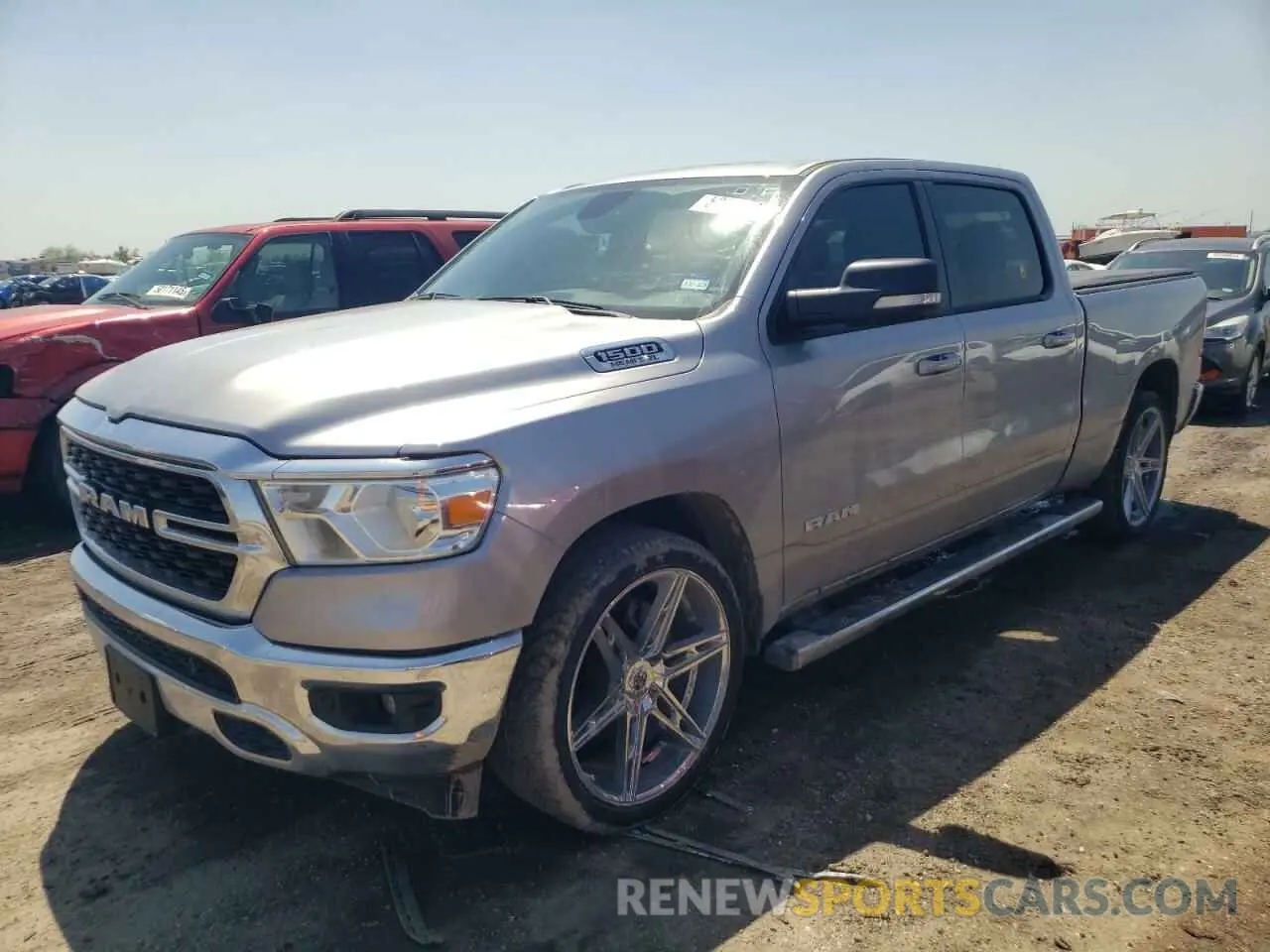 1 Photograph of a damaged car 1C6RREMT1NN358613 RAM 1500 2022