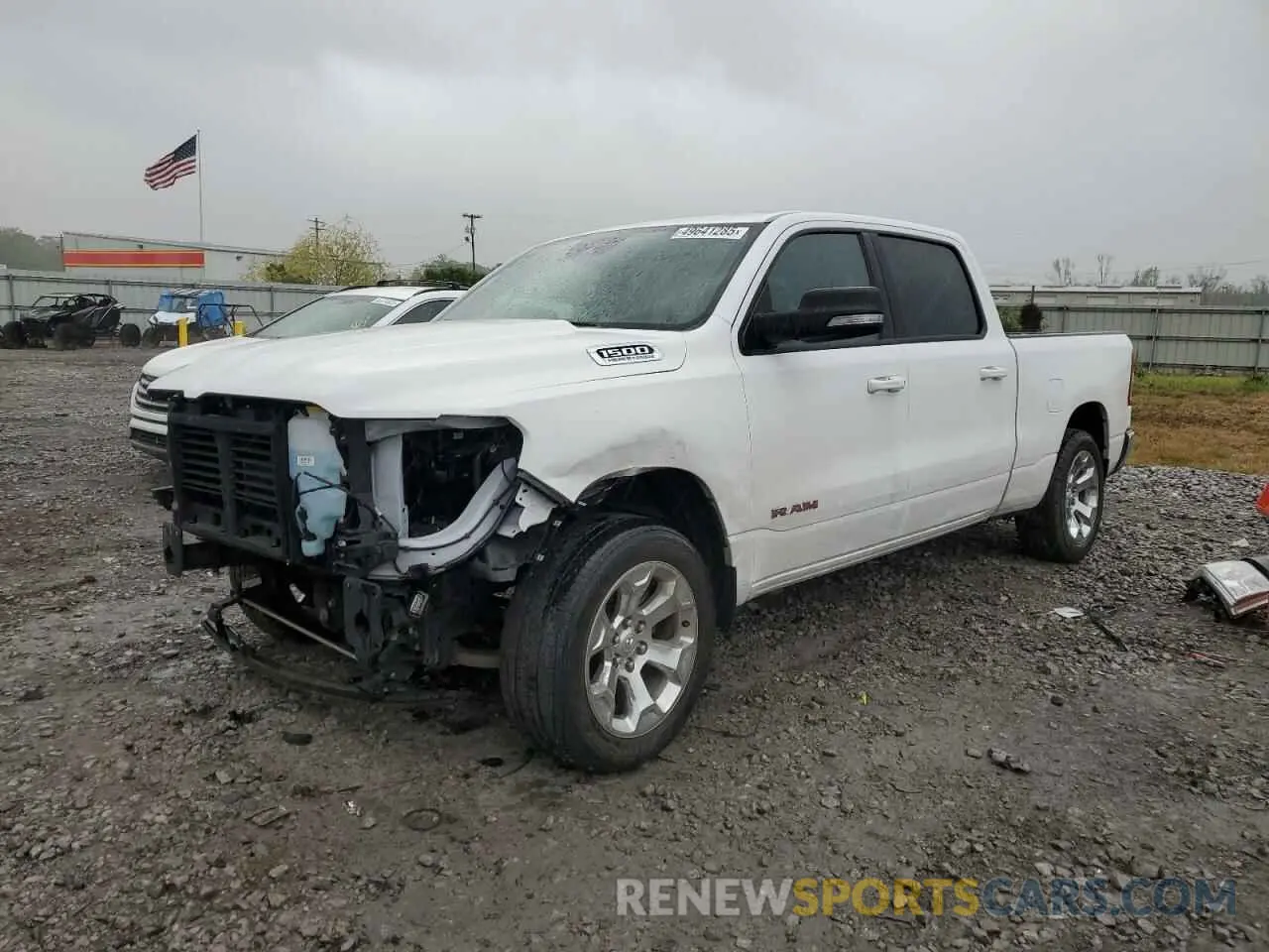 1 Photograph of a damaged car 1C6RREMT7NN416028 RAM 1500 2022
