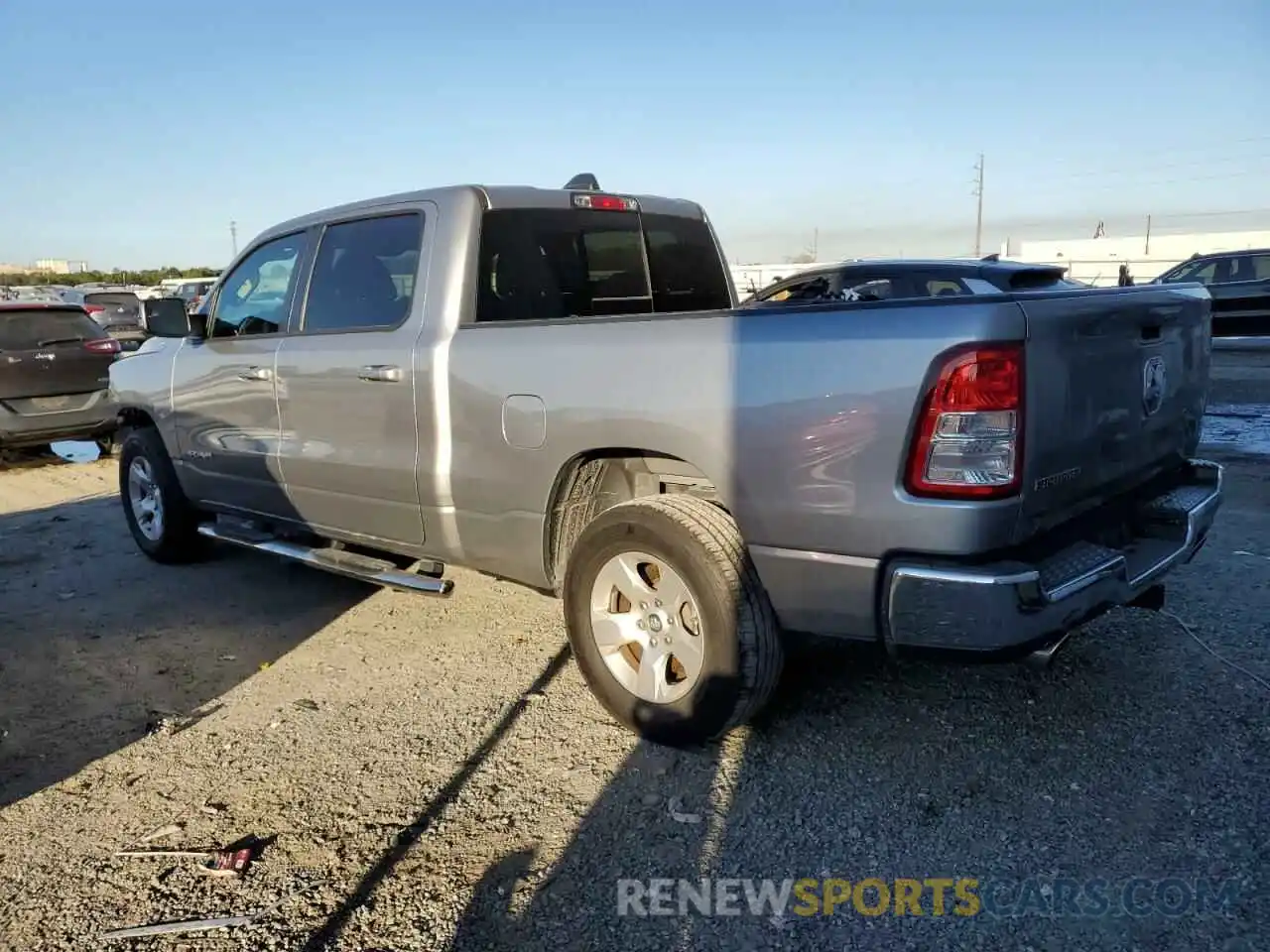 2 Photograph of a damaged car 1C6RREMT9NN276726 RAM 1500 2022