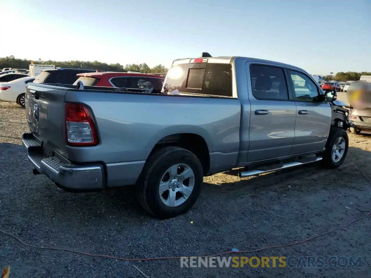 3 Photograph of a damaged car 1C6RREMT9NN276726 RAM 1500 2022