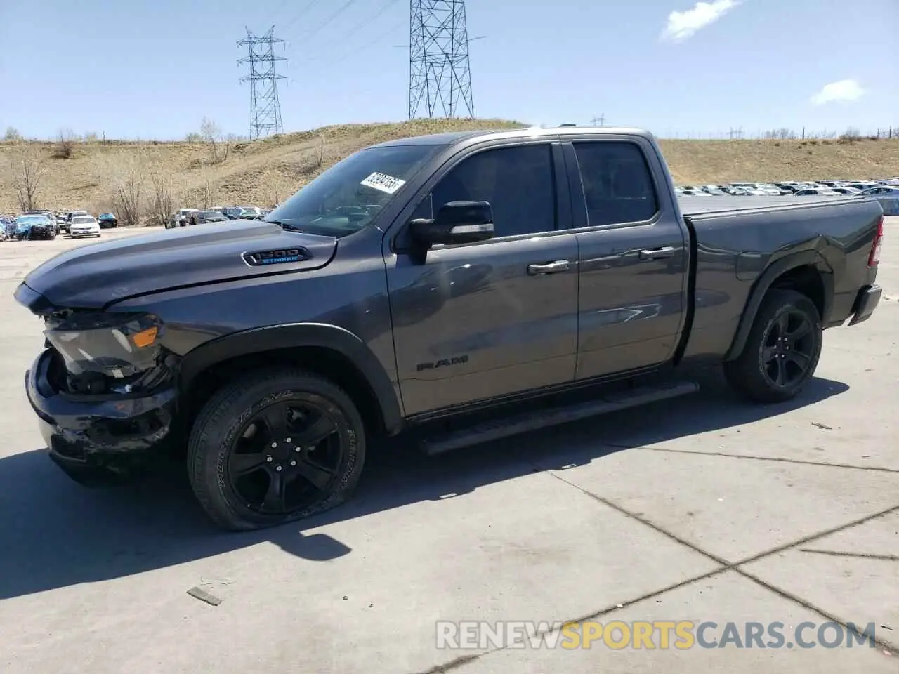 1 Photograph of a damaged car 1C6RRFBG1NN263786 RAM 1500 2022