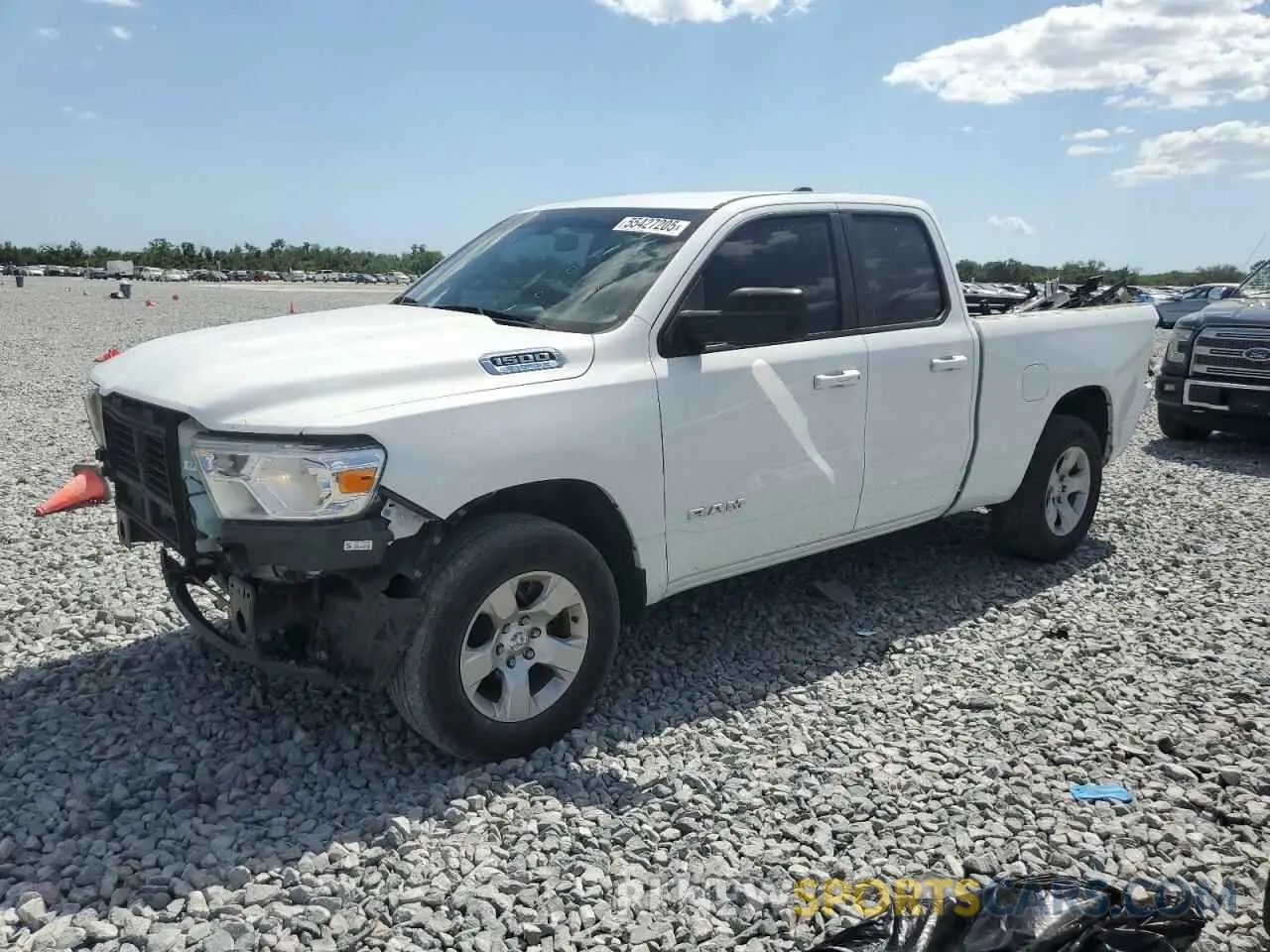 1 Photograph of a damaged car 1C6RRFBG1NN278899 RAM 1500 2022