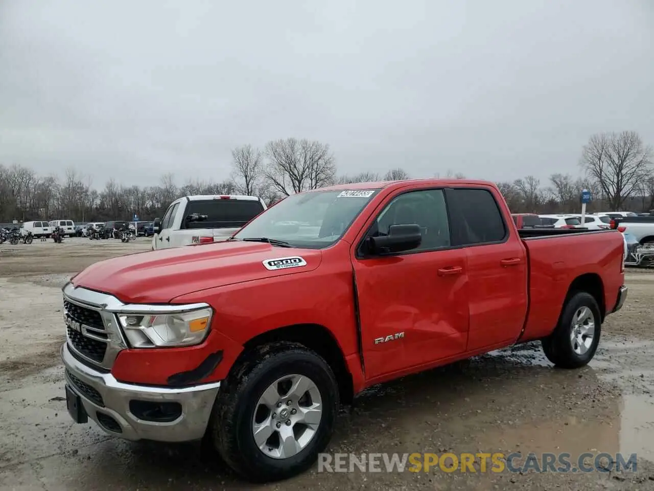 1 Photograph of a damaged car 1C6RRFBG2NN480330 RAM 1500 2022