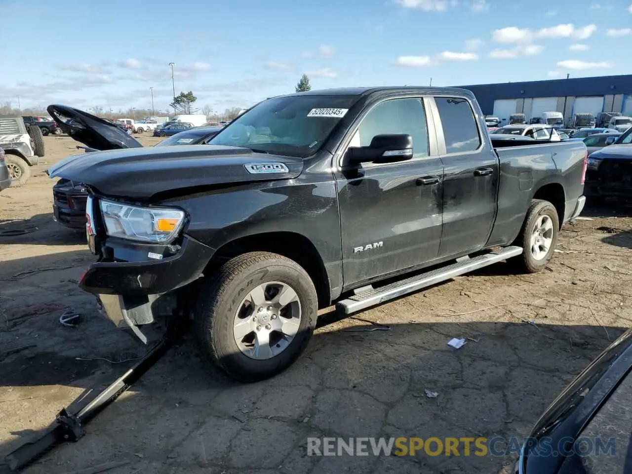 1 Photograph of a damaged car 1C6RRFBG6NN293365 RAM 1500 2022