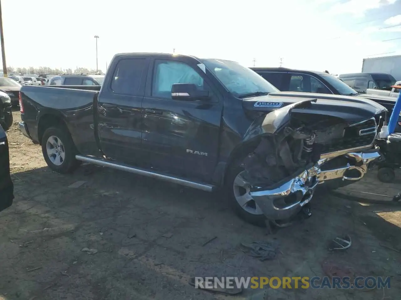 4 Photograph of a damaged car 1C6RRFBG6NN293365 RAM 1500 2022