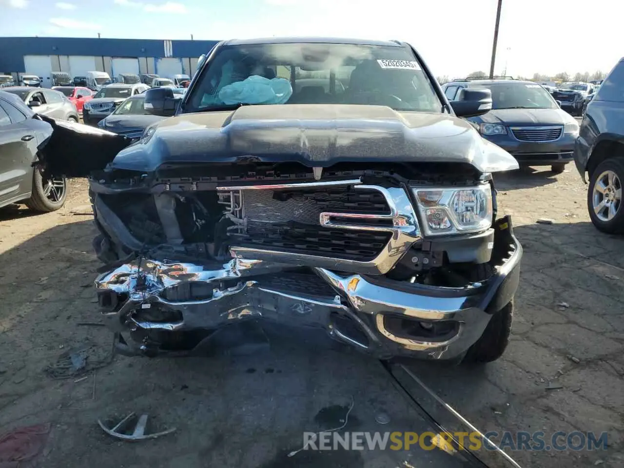 5 Photograph of a damaged car 1C6RRFBG6NN293365 RAM 1500 2022