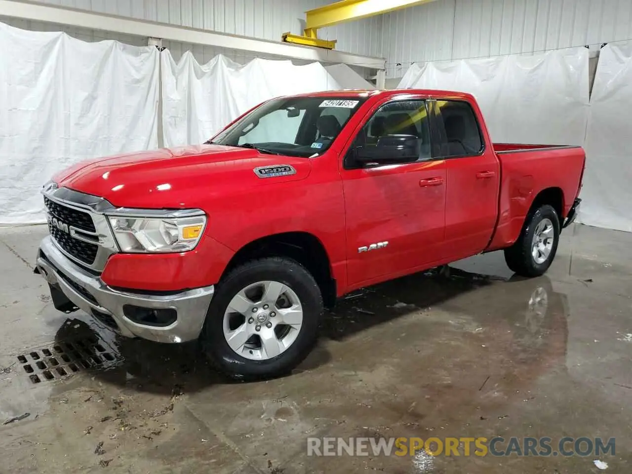 1 Photograph of a damaged car 1C6RRFBG7NN278731 RAM 1500 2022