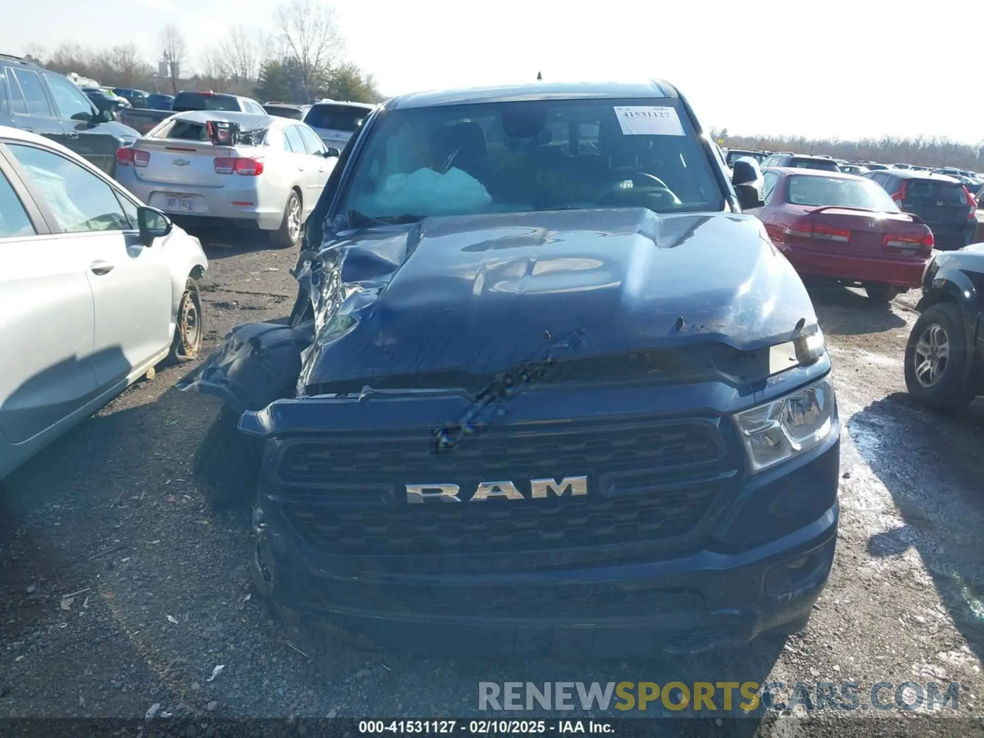13 Photograph of a damaged car 1C6RRFBG7NN423072 RAM 1500 2022