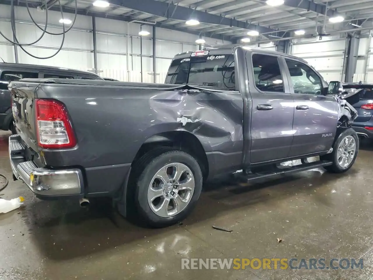 3 Photograph of a damaged car 1C6RRFBG8NN423503 RAM 1500 2022