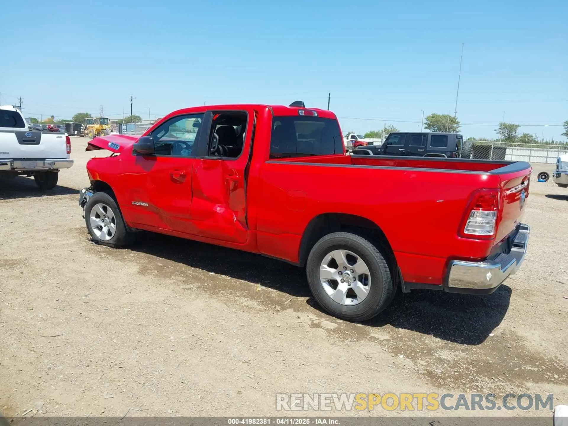 3 Photograph of a damaged car 1C6RRFBG9NN278777 RAM 1500 2022