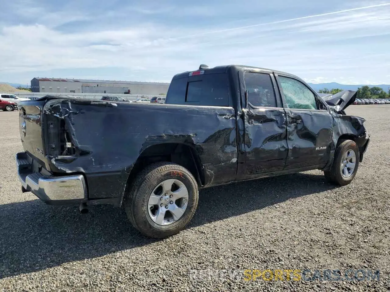 3 Photograph of a damaged car 1C6RRFBG9NN453285 RAM 1500 2022