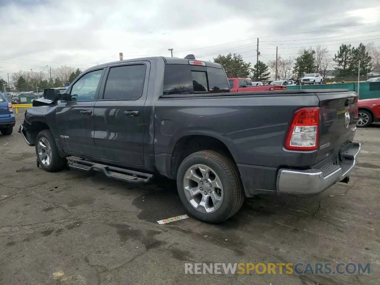 2 Photograph of a damaged car 1C6RRFFG0NN402641 RAM 1500 2022