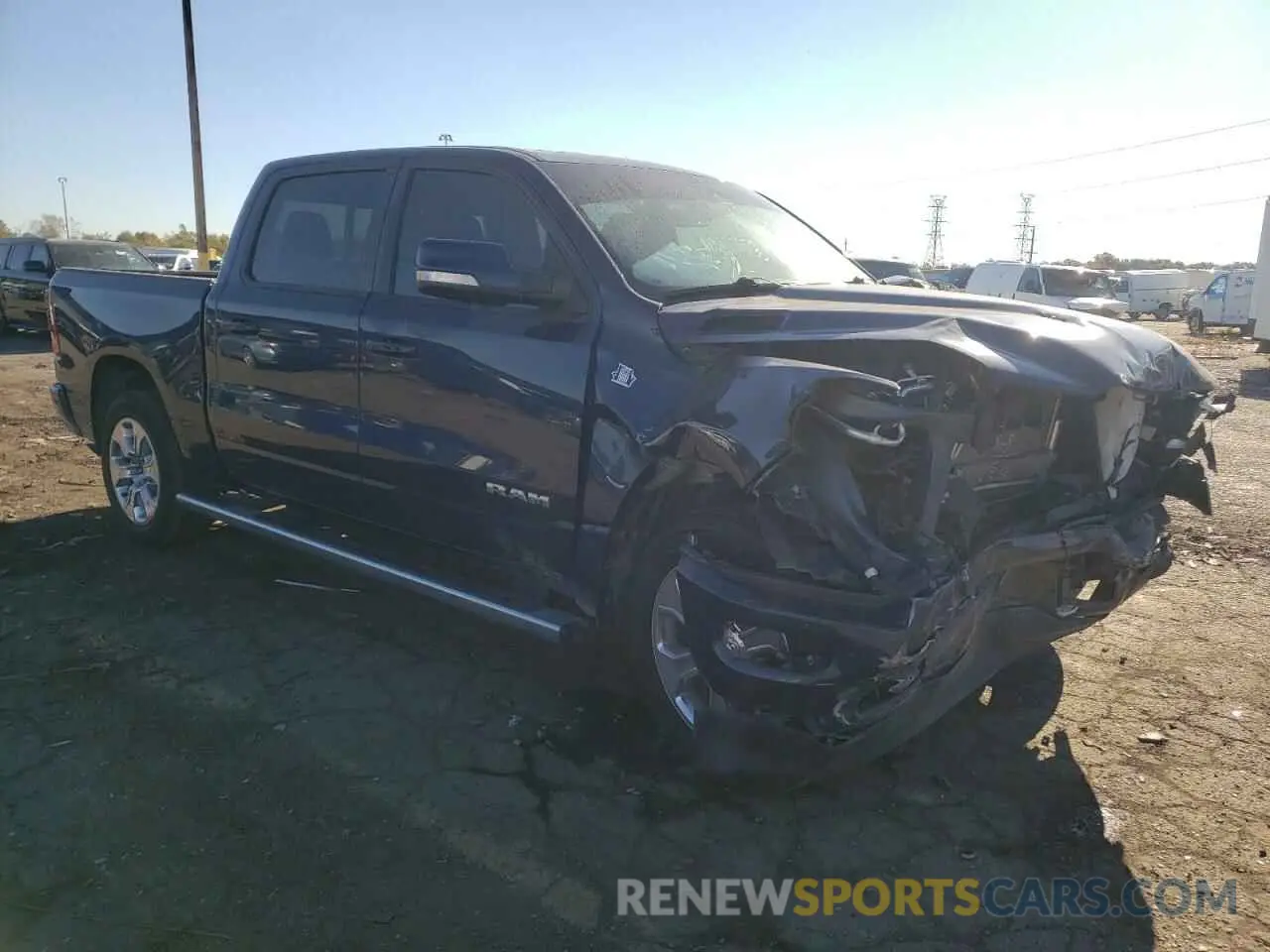 4 Photograph of a damaged car 1C6RRFFG2NN301360 RAM 1500 2022