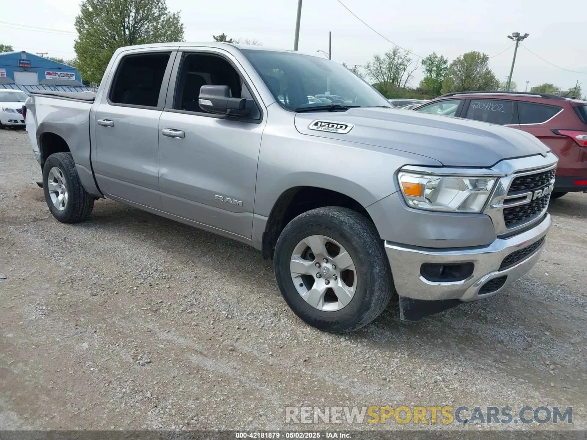 1 Photograph of a damaged car 1C6RRFFG3NN258356 RAM 1500 2022