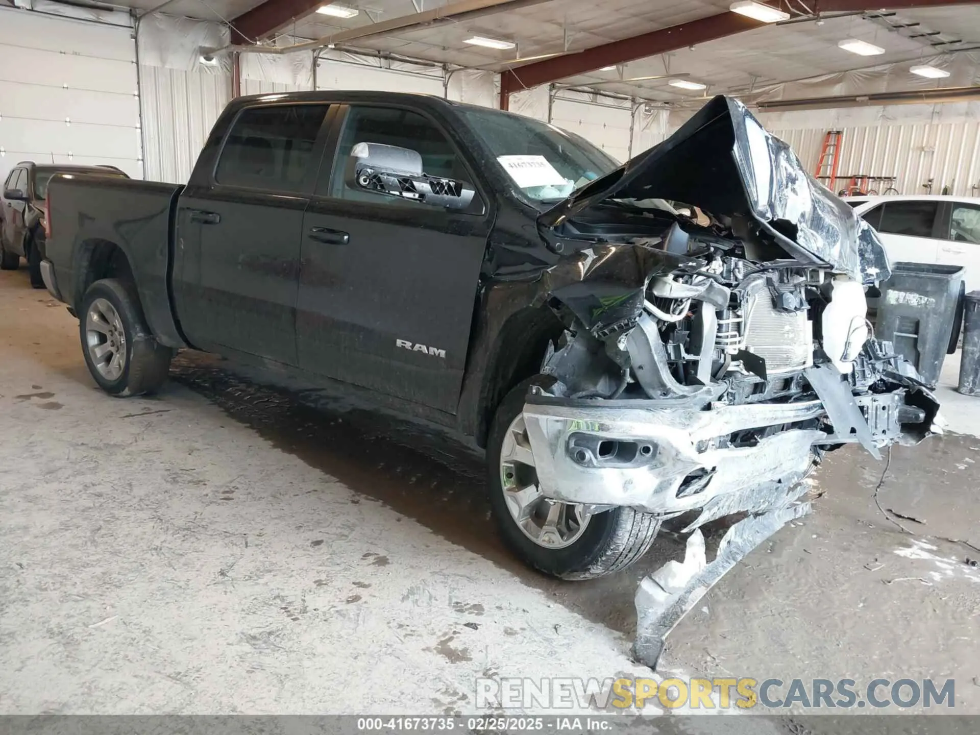 1 Photograph of a damaged car 1C6RRFFG3NN345917 RAM 1500 2022