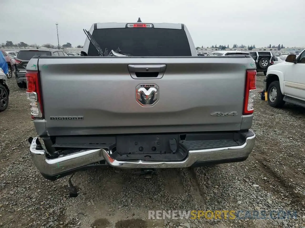 6 Photograph of a damaged car 1C6RRFFG4NN347904 RAM 1500 2022
