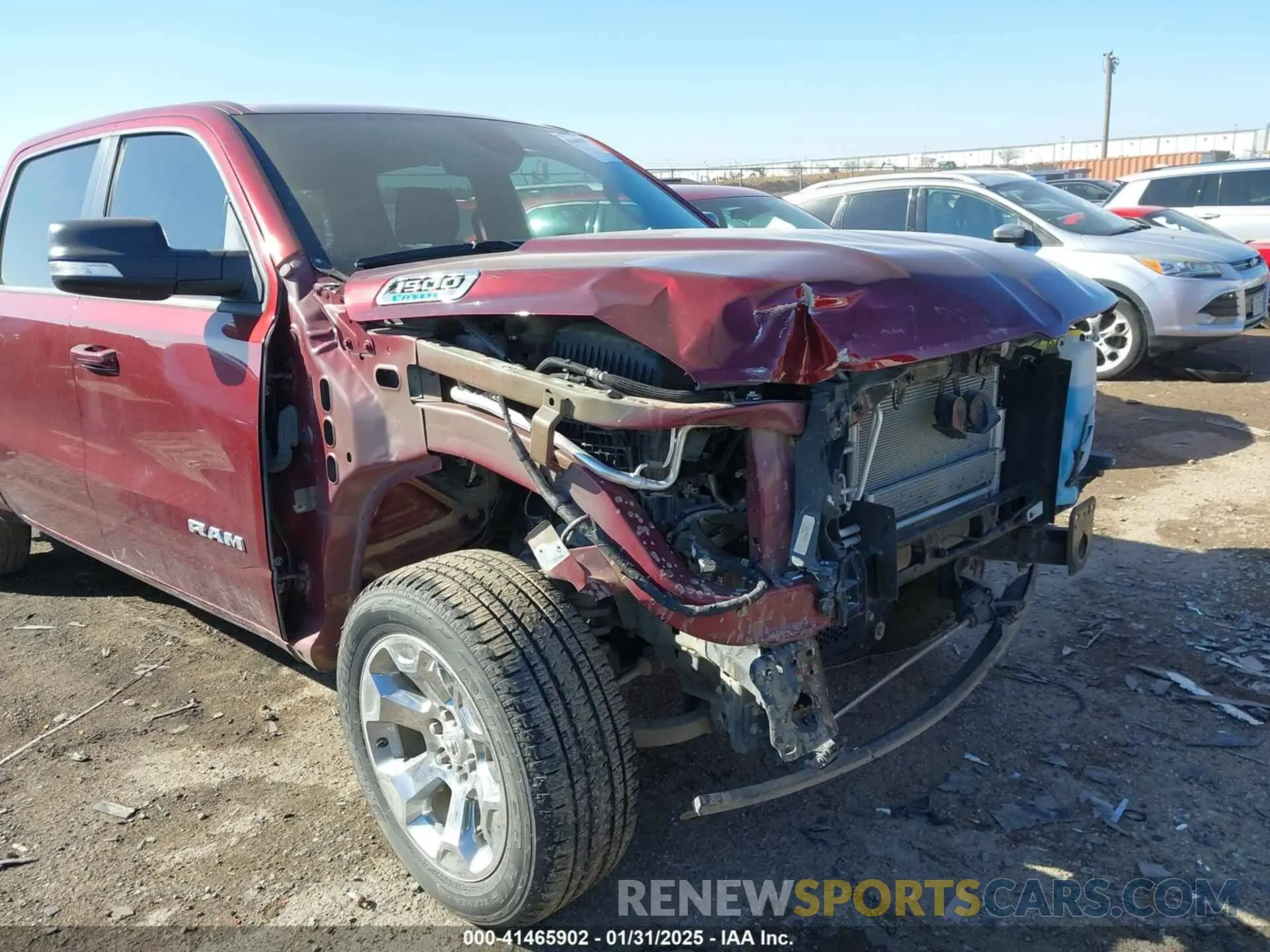 6 Photograph of a damaged car 1C6RRFFG5NN298325 RAM 1500 2022