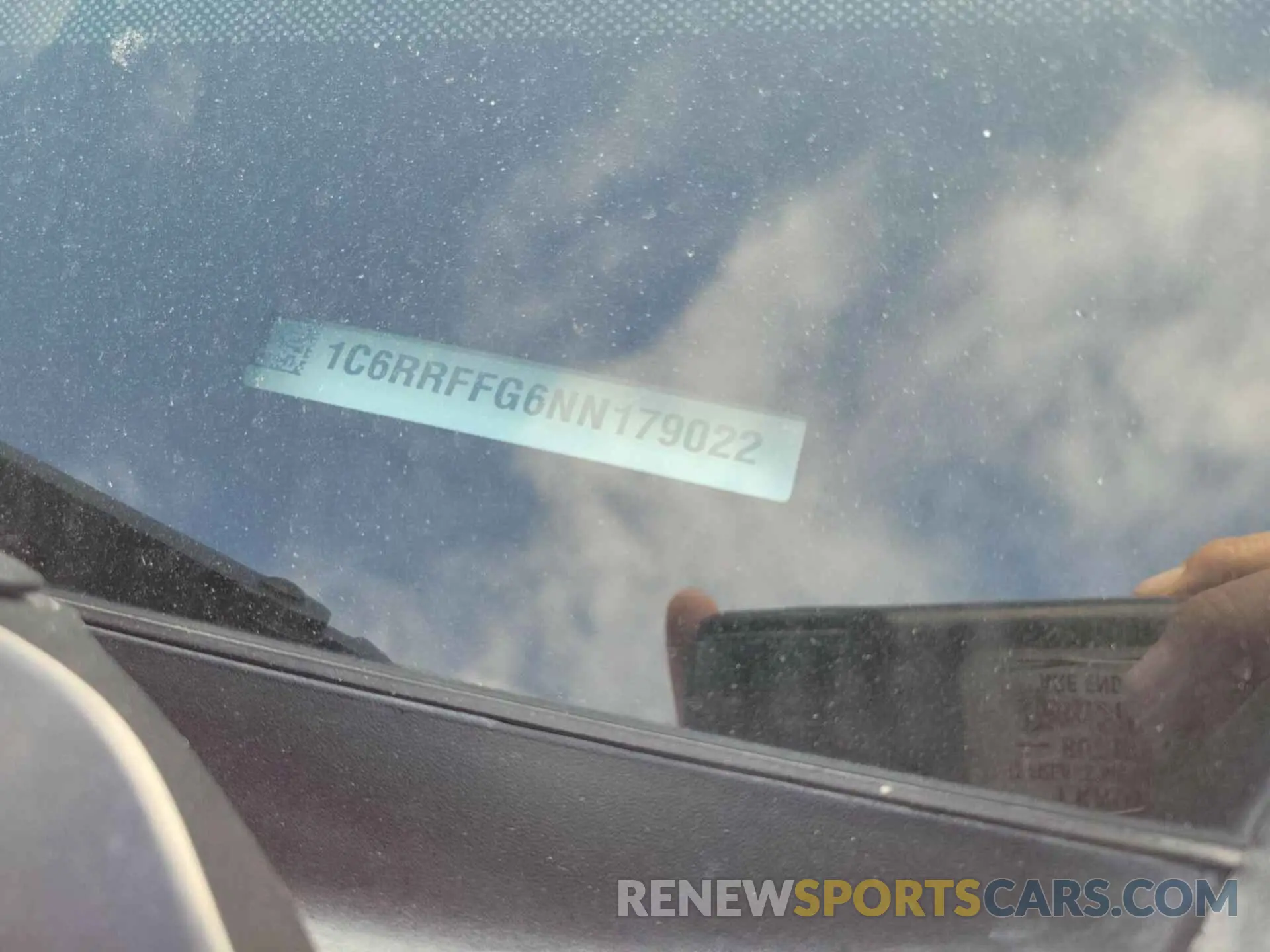 34 Photograph of a damaged car 1C6RRFFG6NN179022 RAM 1500 2022