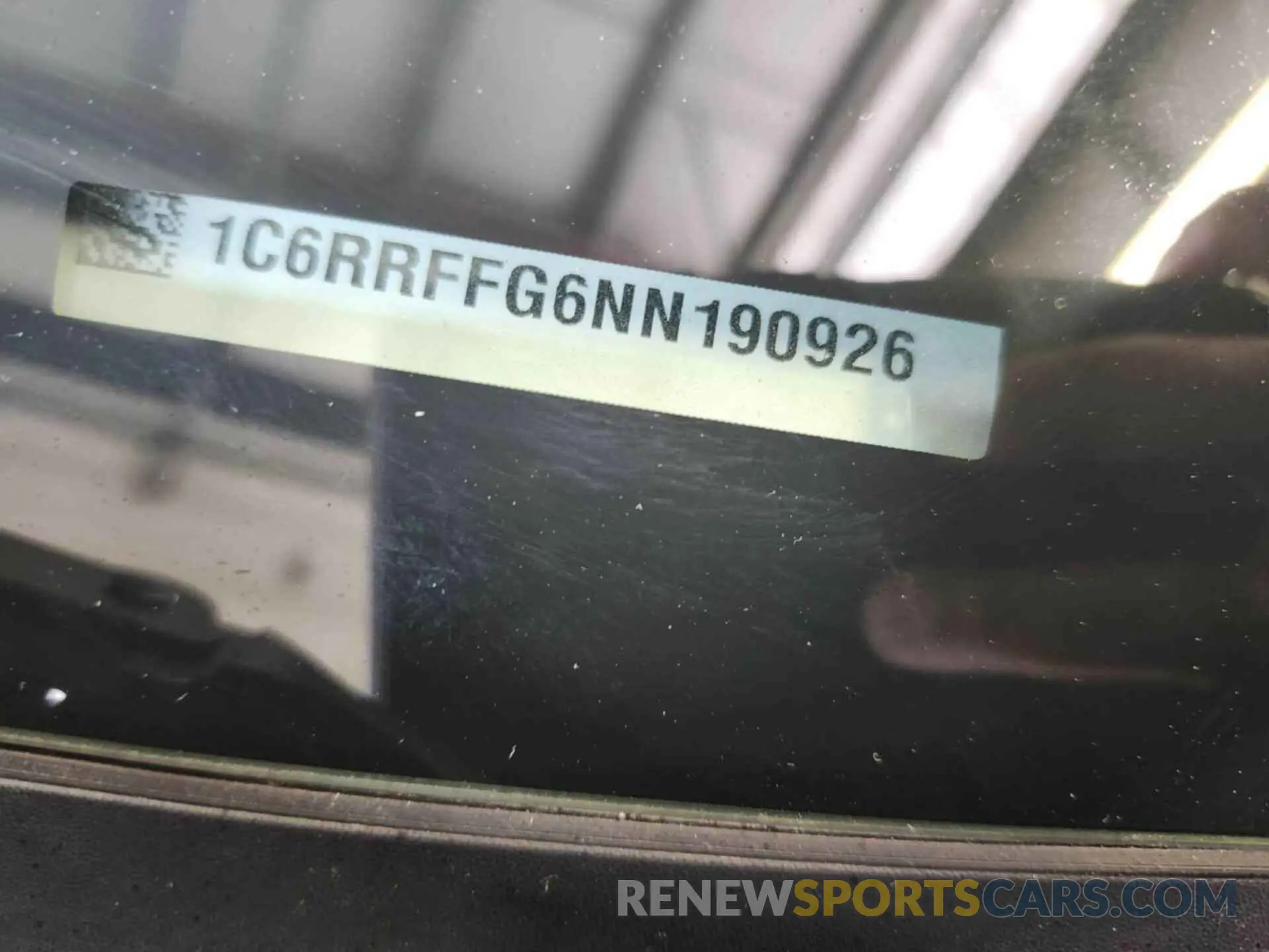 12 Photograph of a damaged car 1C6RRFFG6NN190926 RAM 1500 2022