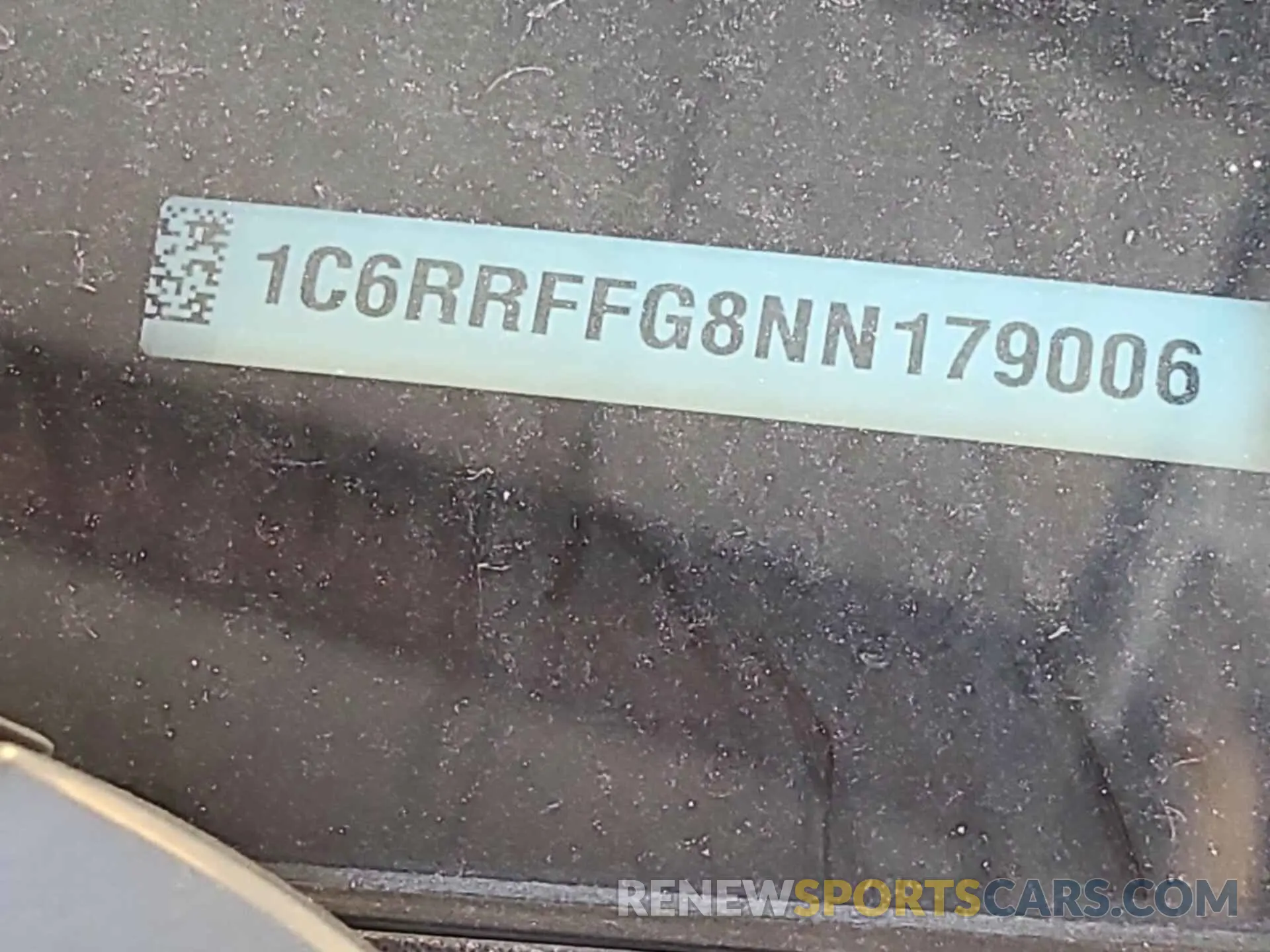 35 Photograph of a damaged car 1C6RRFFG8NN179006 RAM 1500 2022