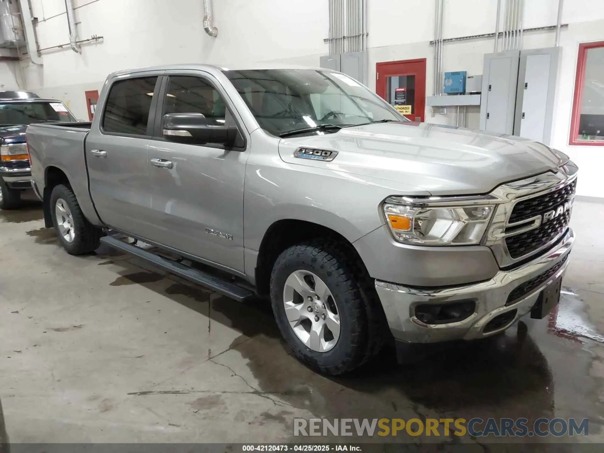 1 Photograph of a damaged car 1C6RRFFG8NN298125 RAM 1500 2022