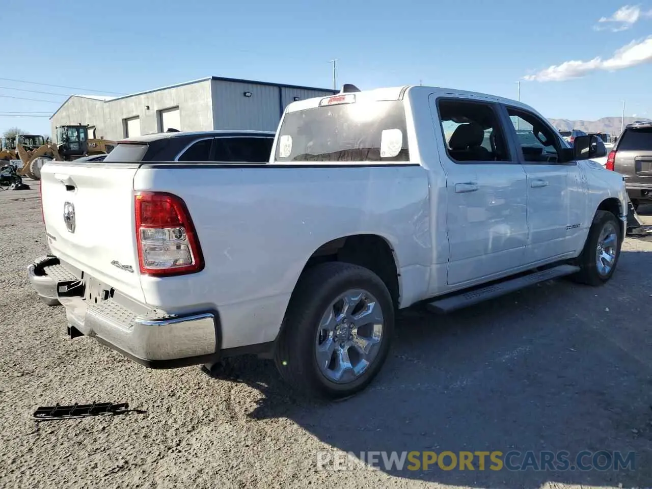 3 Photograph of a damaged car 1C6RRFFG8NN457385 RAM 1500 2022