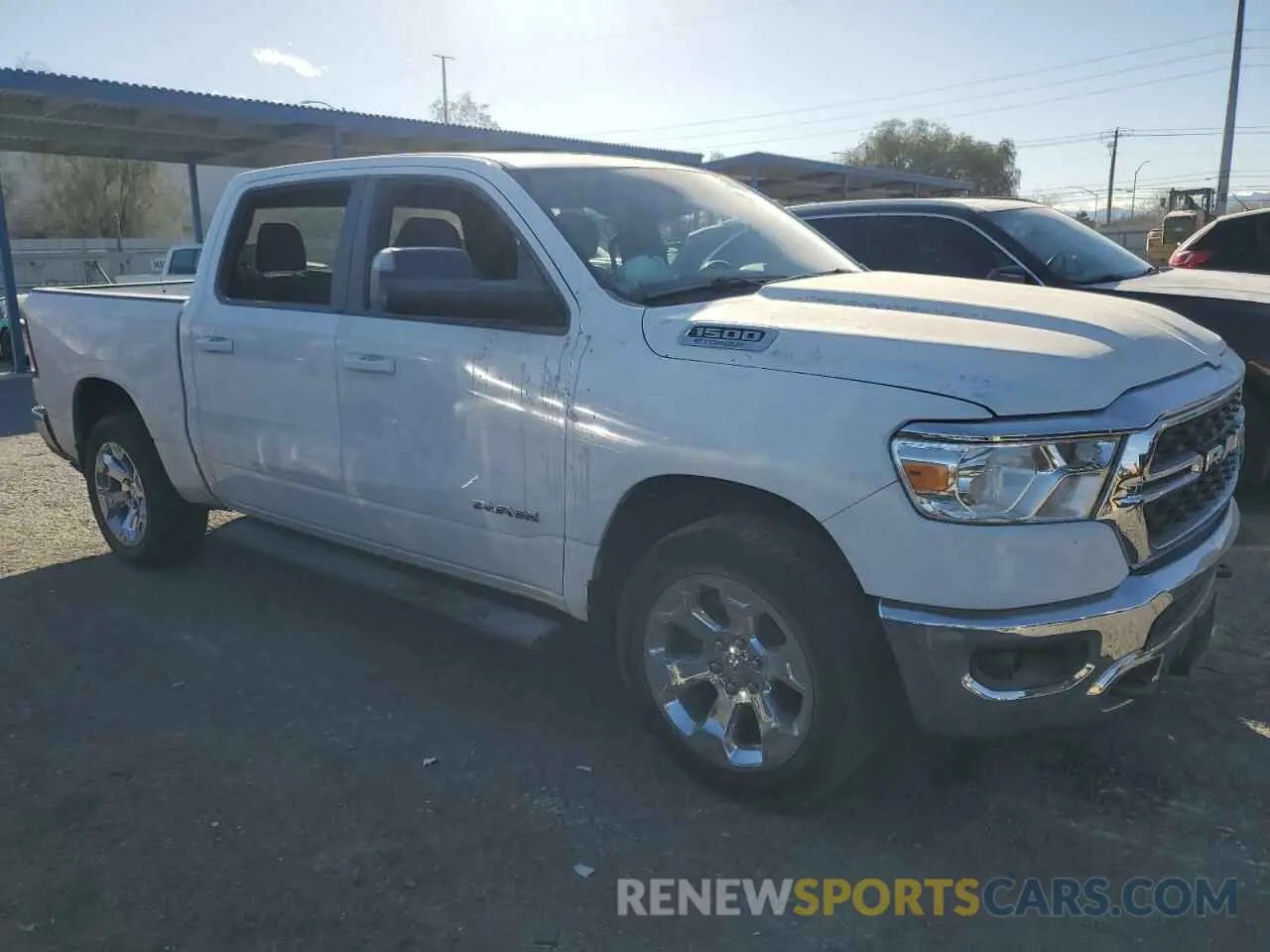 4 Photograph of a damaged car 1C6RRFFG8NN457385 RAM 1500 2022