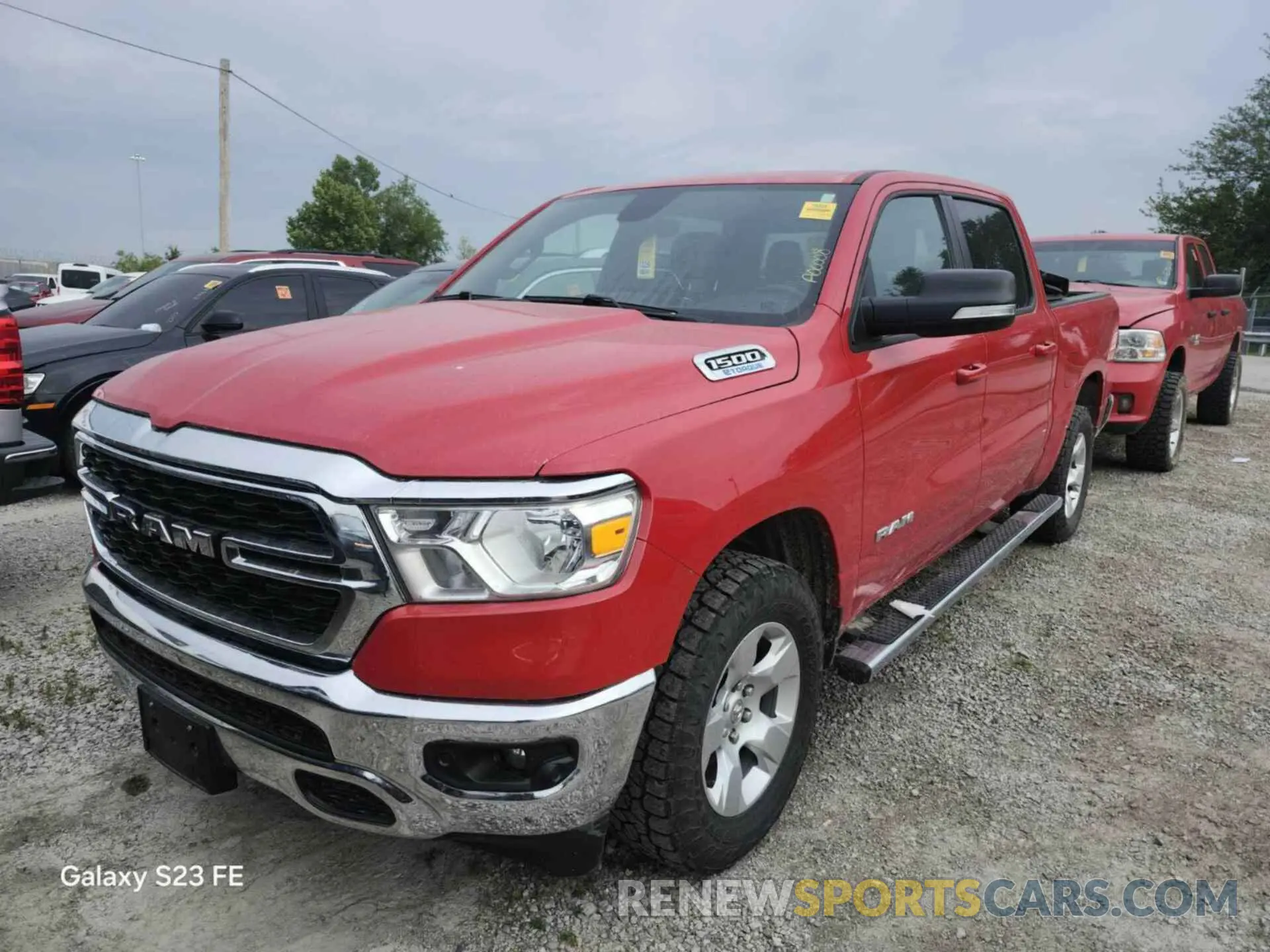 25 Photograph of a damaged car 1C6RRFFG9NN187809 RAM 1500 2022