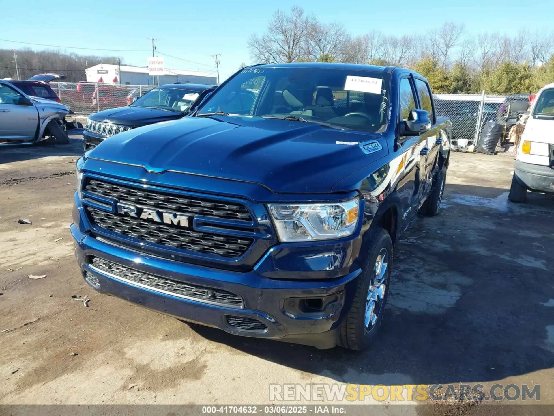 2 Photograph of a damaged car 1C6RRFMG4NN438867 RAM 1500 2022