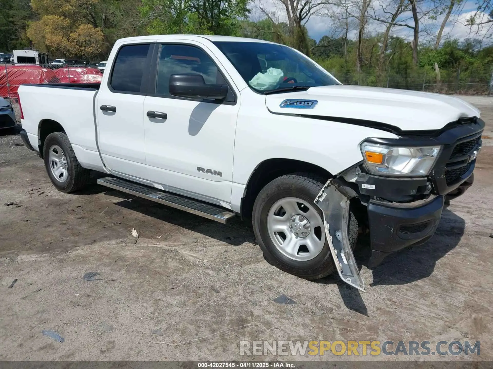 1 Photograph of a damaged car 1C6SRECG1NN268755 RAM 1500 2022