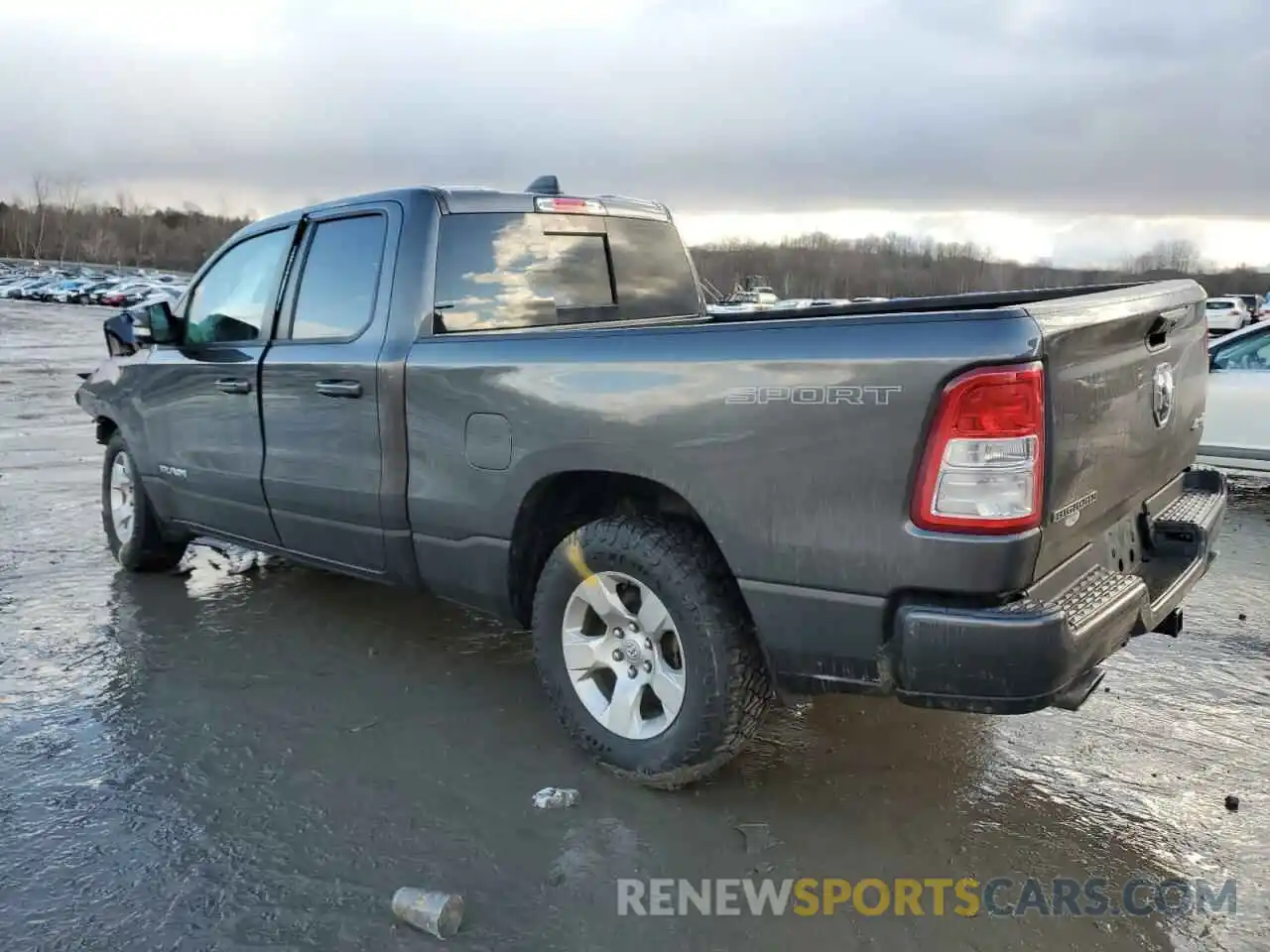 2 Photograph of a damaged car 1C6SRFBT0NN141502 RAM 1500 2022