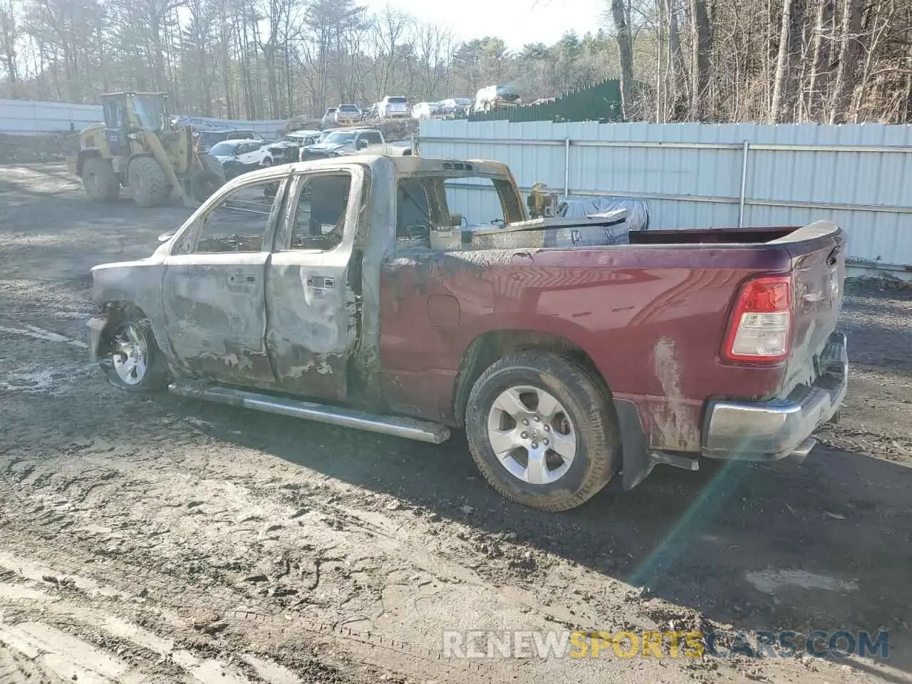 2 Photograph of a damaged car 1C6SRFBT1NN162956 RAM 1500 2022