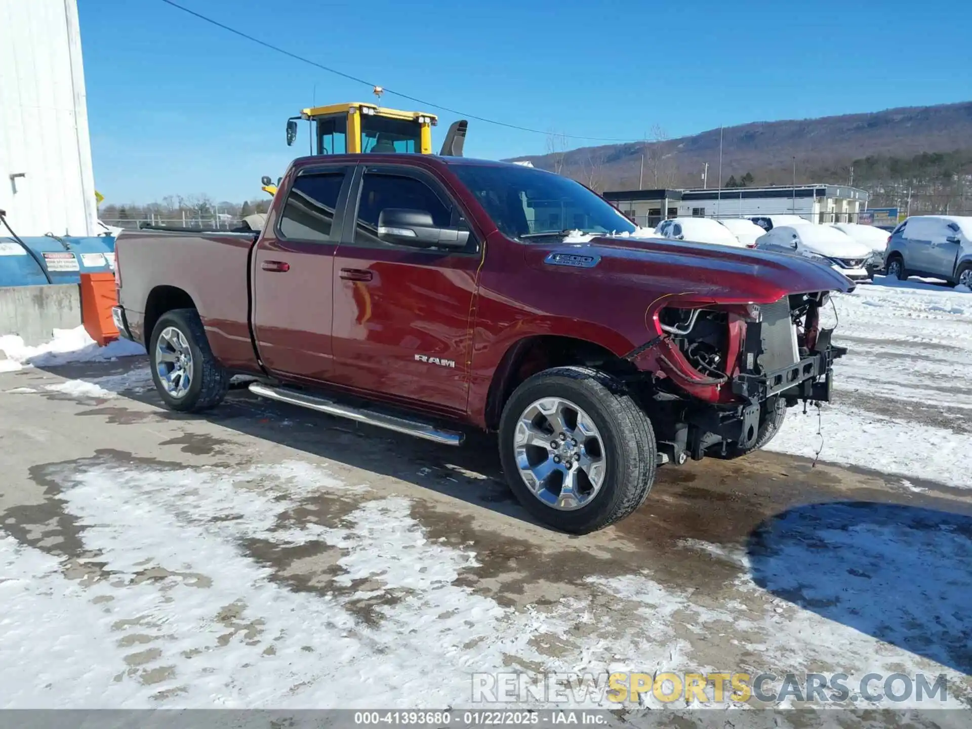 1 Photograph of a damaged car 1C6SRFBT1NN343877 RAM 1500 2022