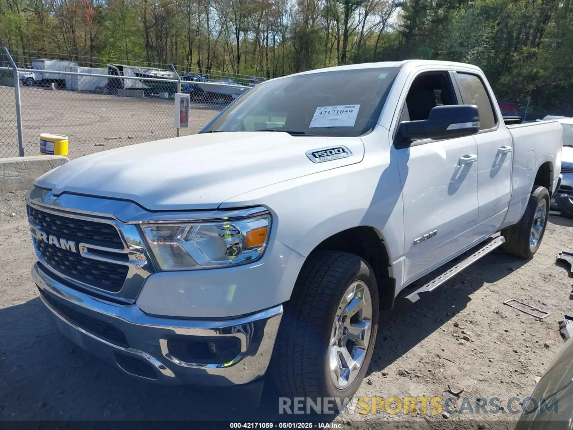 2 Photograph of a damaged car 1C6SRFBT1NN349629 RAM 1500 2022