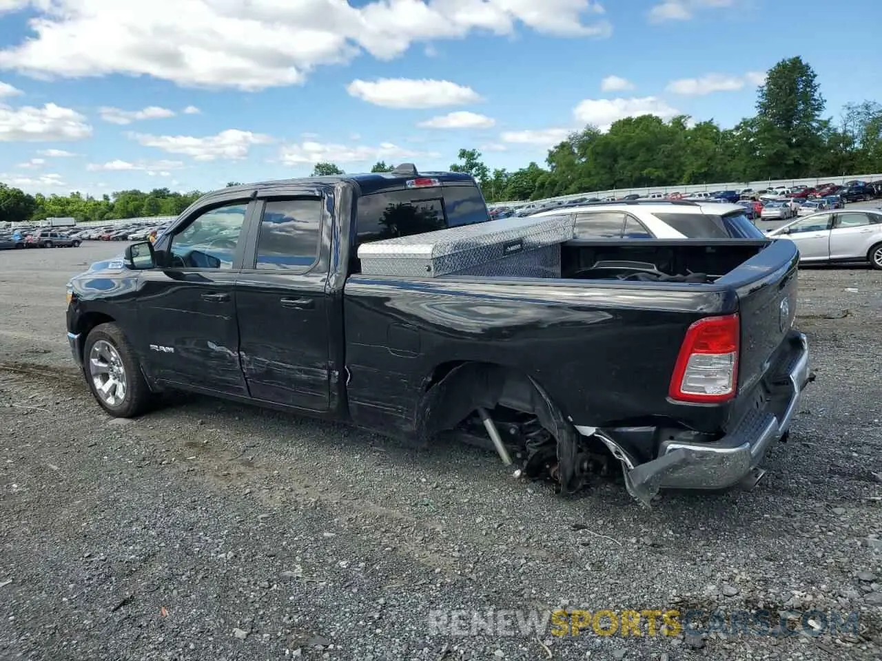 2 Photograph of a damaged car 1C6SRFBT2NN239009 RAM 1500 2022
