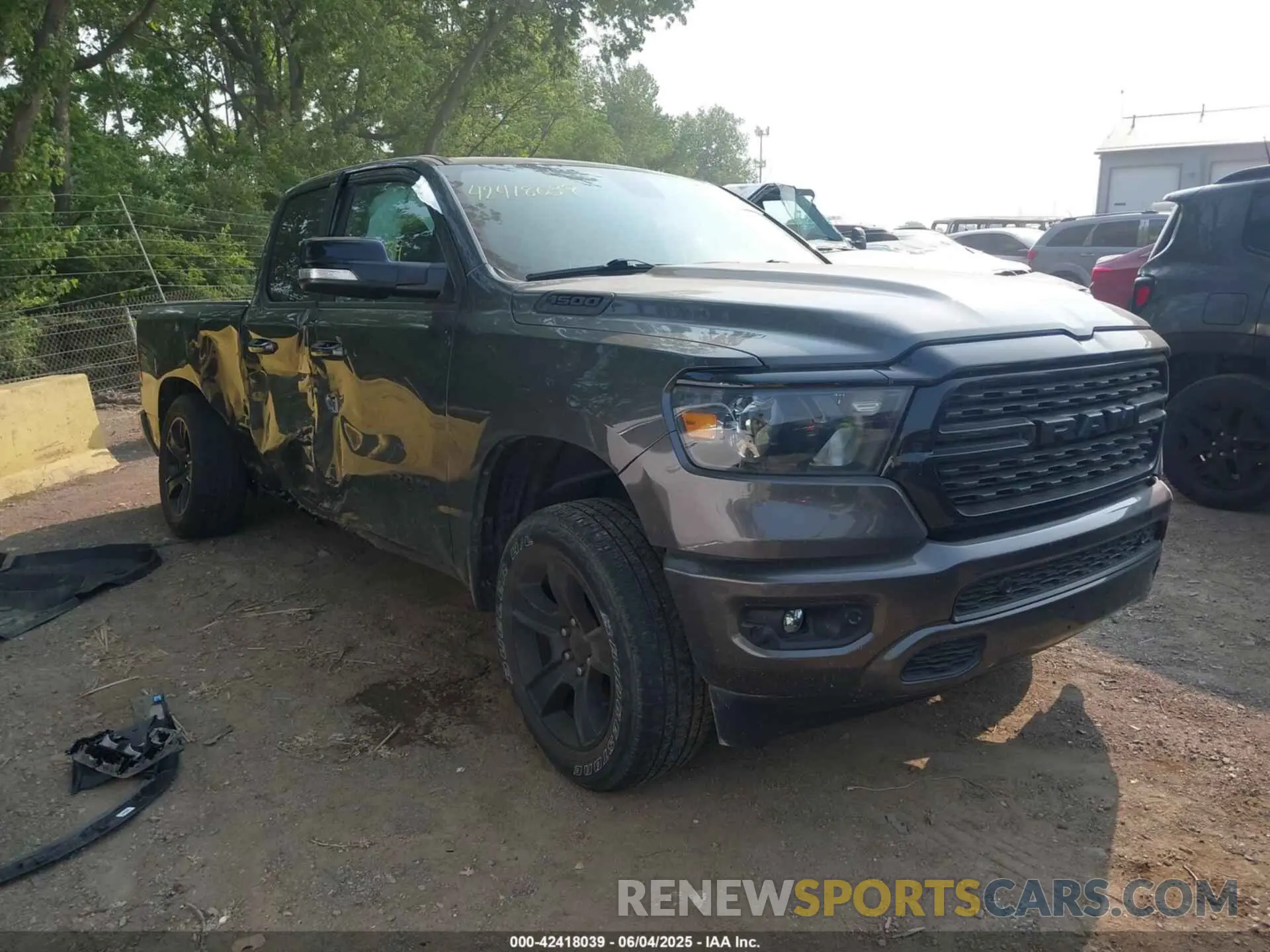 1 Photograph of a damaged car 1C6SRFBT3NN116559 RAM 1500 2022
