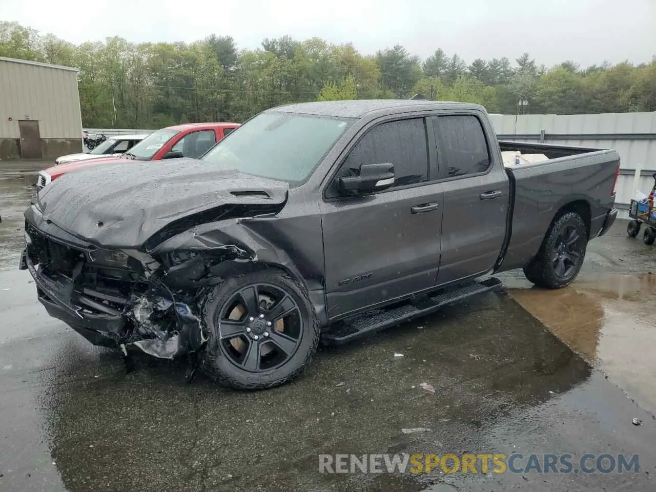 1 Photograph of a damaged car 1C6SRFBT3NN133071 RAM 1500 2022
