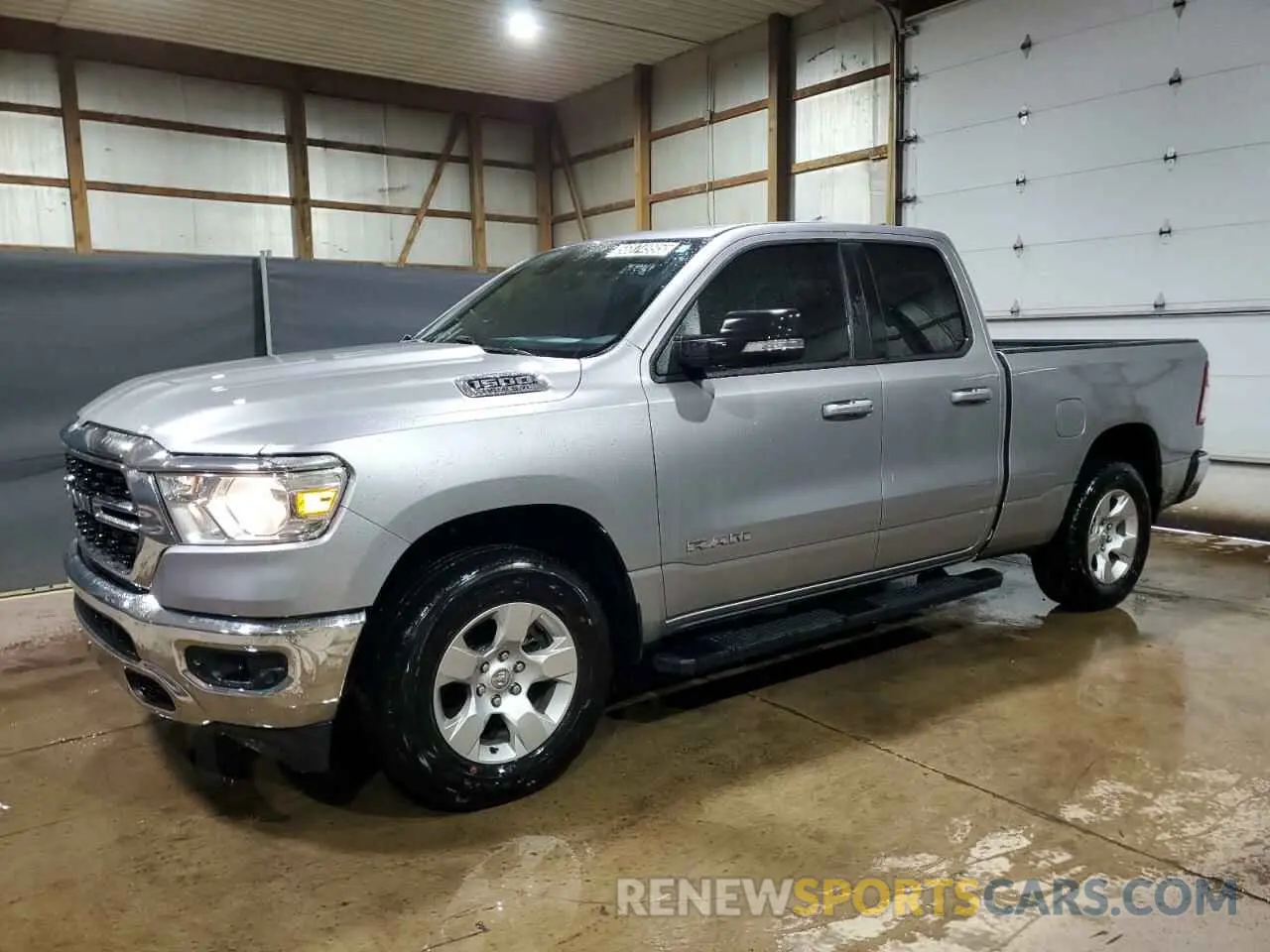 1 Photograph of a damaged car 1C6SRFBT3NN145687 RAM 1500 2022