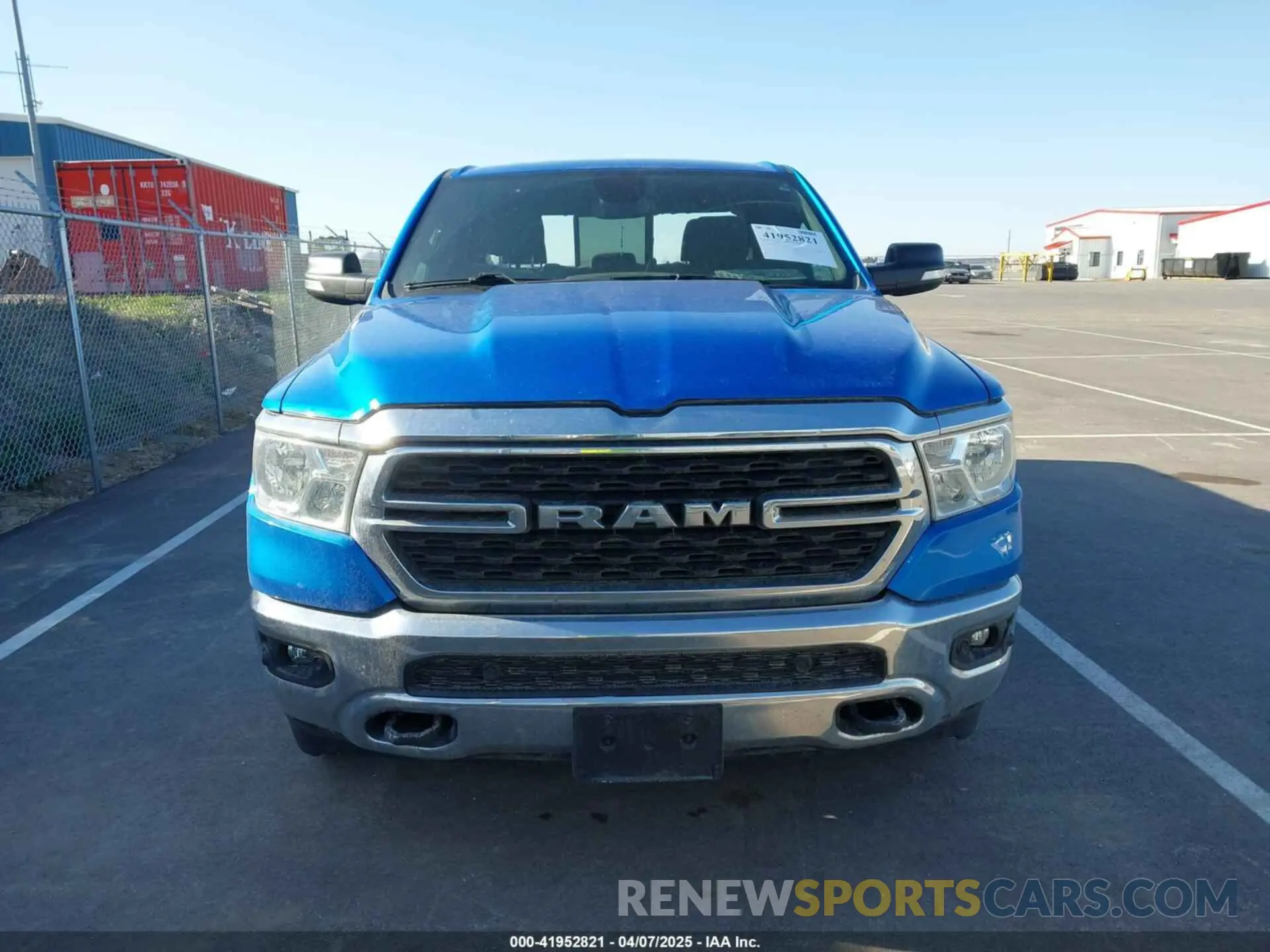 12 Photograph of a damaged car 1C6SRFBT3NN162845 RAM 1500 2022